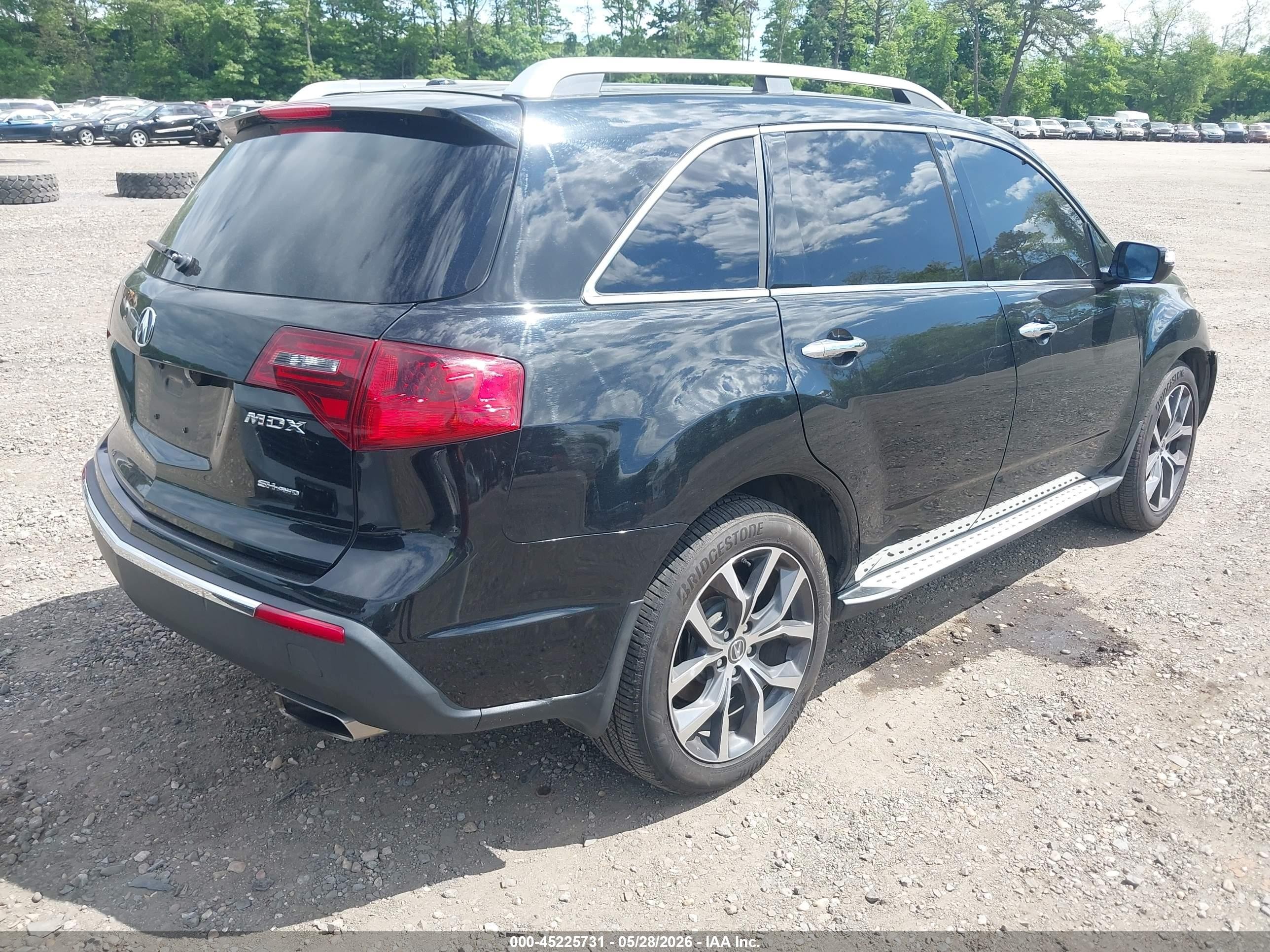 2013 Acura Mdx Advance Package Black vin: 2HNYD2H63DH506719
