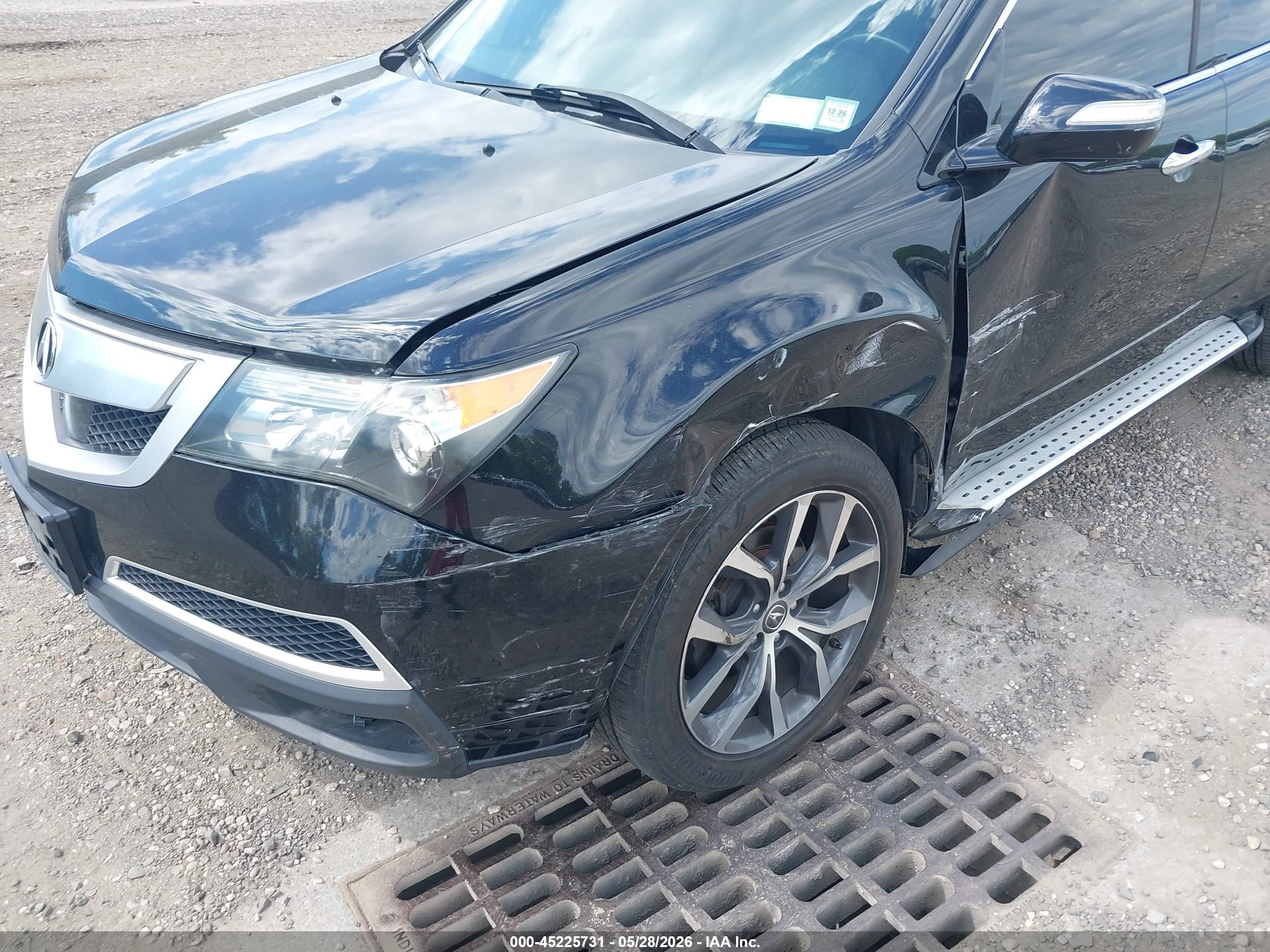 2013 Acura Mdx Advance Package Black vin: 2HNYD2H63DH506719