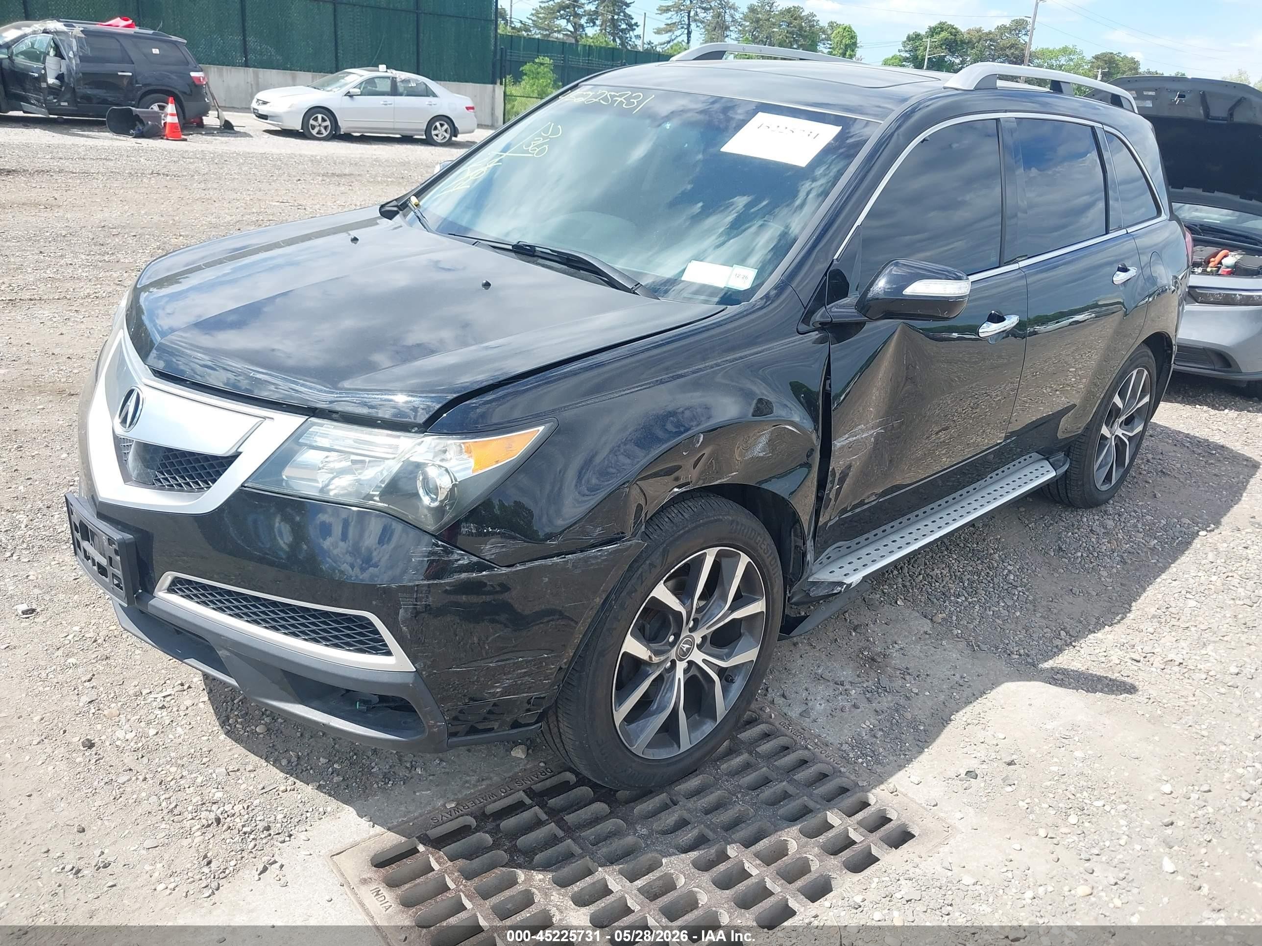 2013 Acura Mdx Advance Package Black vin: 2HNYD2H63DH506719