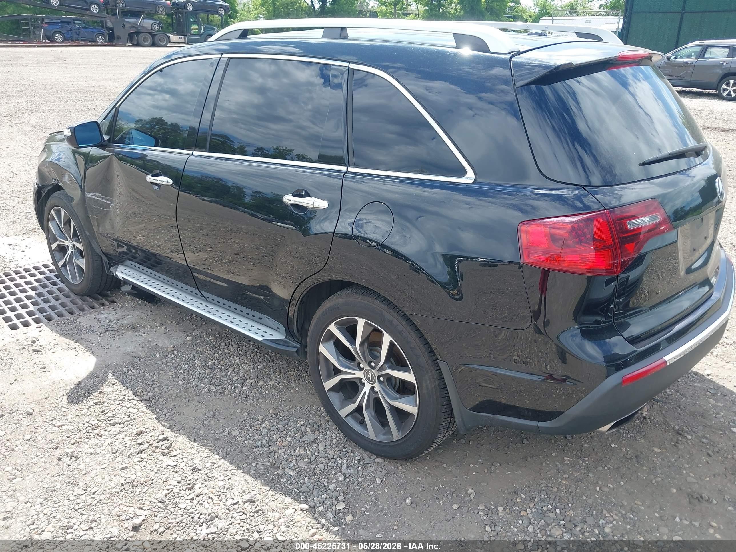 2013 Acura Mdx Advance Package Black vin: 2HNYD2H63DH506719