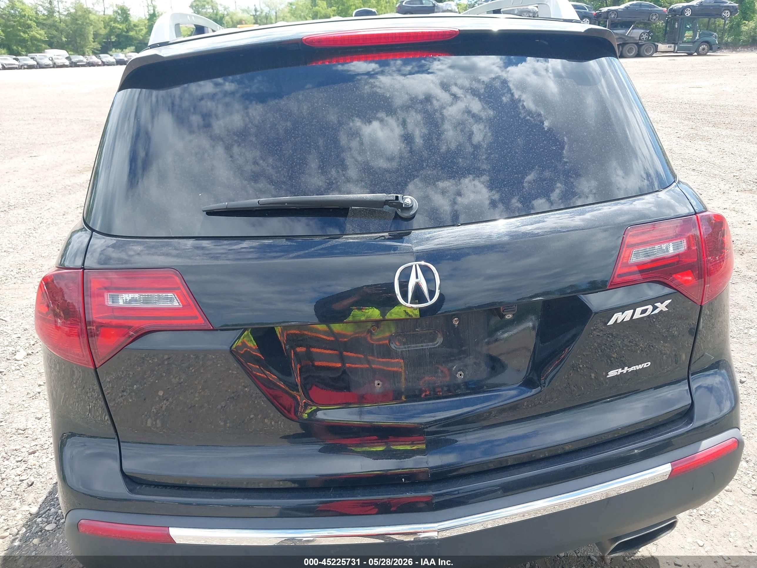 2013 Acura Mdx Advance Package Black vin: 2HNYD2H63DH506719