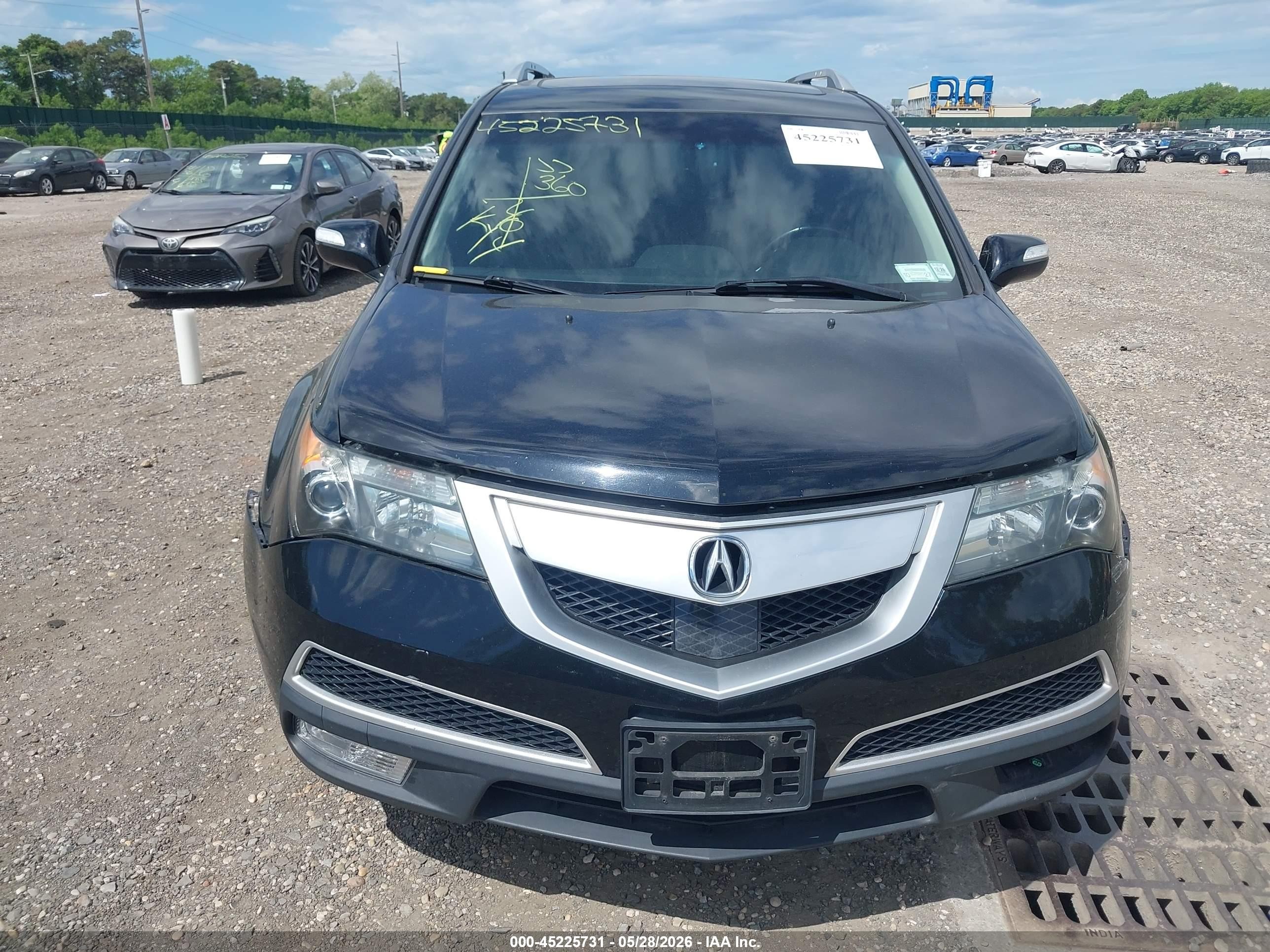 2013 Acura Mdx Advance Package Black vin: 2HNYD2H63DH506719