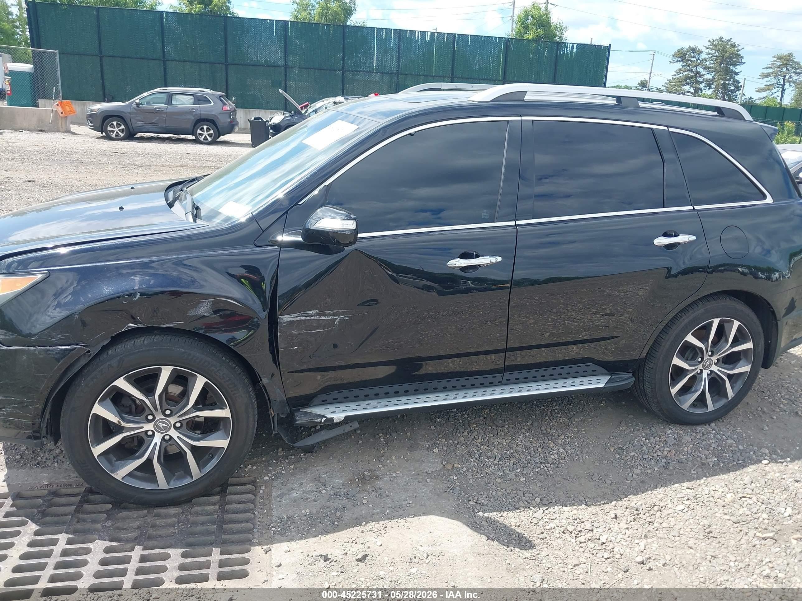 2013 Acura Mdx Advance Package Black vin: 2HNYD2H63DH506719