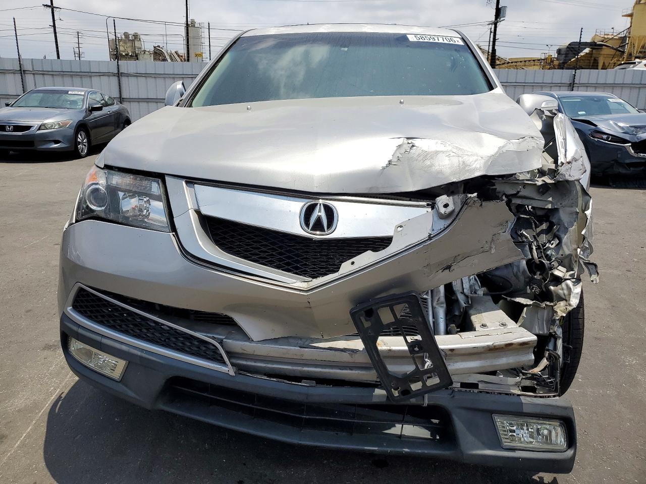 2010 Acura Mdx Technology Silver vin: 2HNYD2H64AH510550