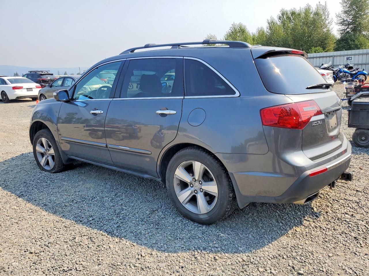 2011 Acura Mdx Technology Gray vin: 2HNYD2H64BH502773