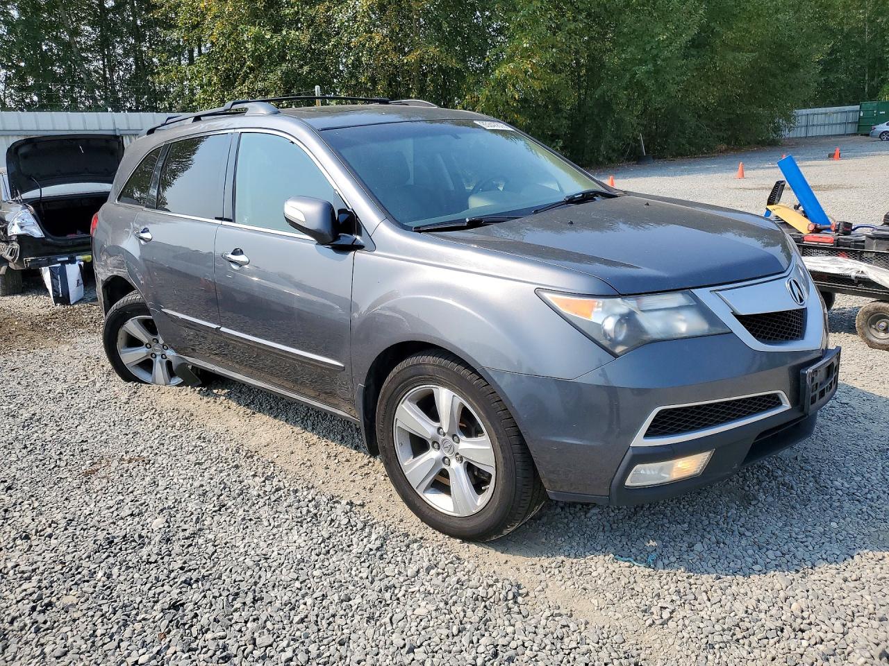2011 Acura Mdx Technology Gray vin: 2HNYD2H64BH502773