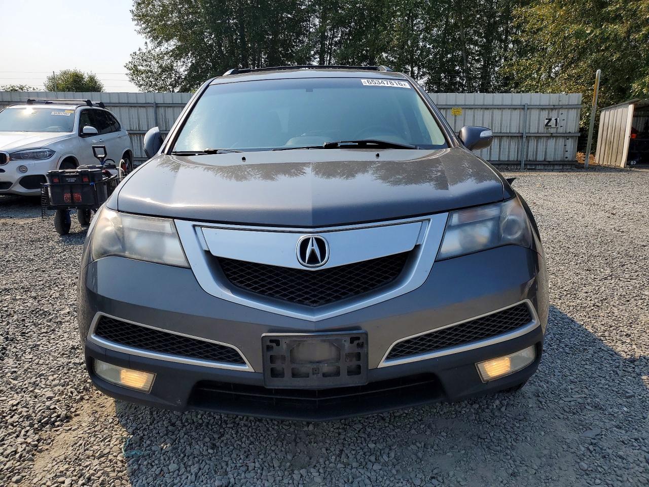 2011 Acura Mdx Technology Gray vin: 2HNYD2H64BH502773