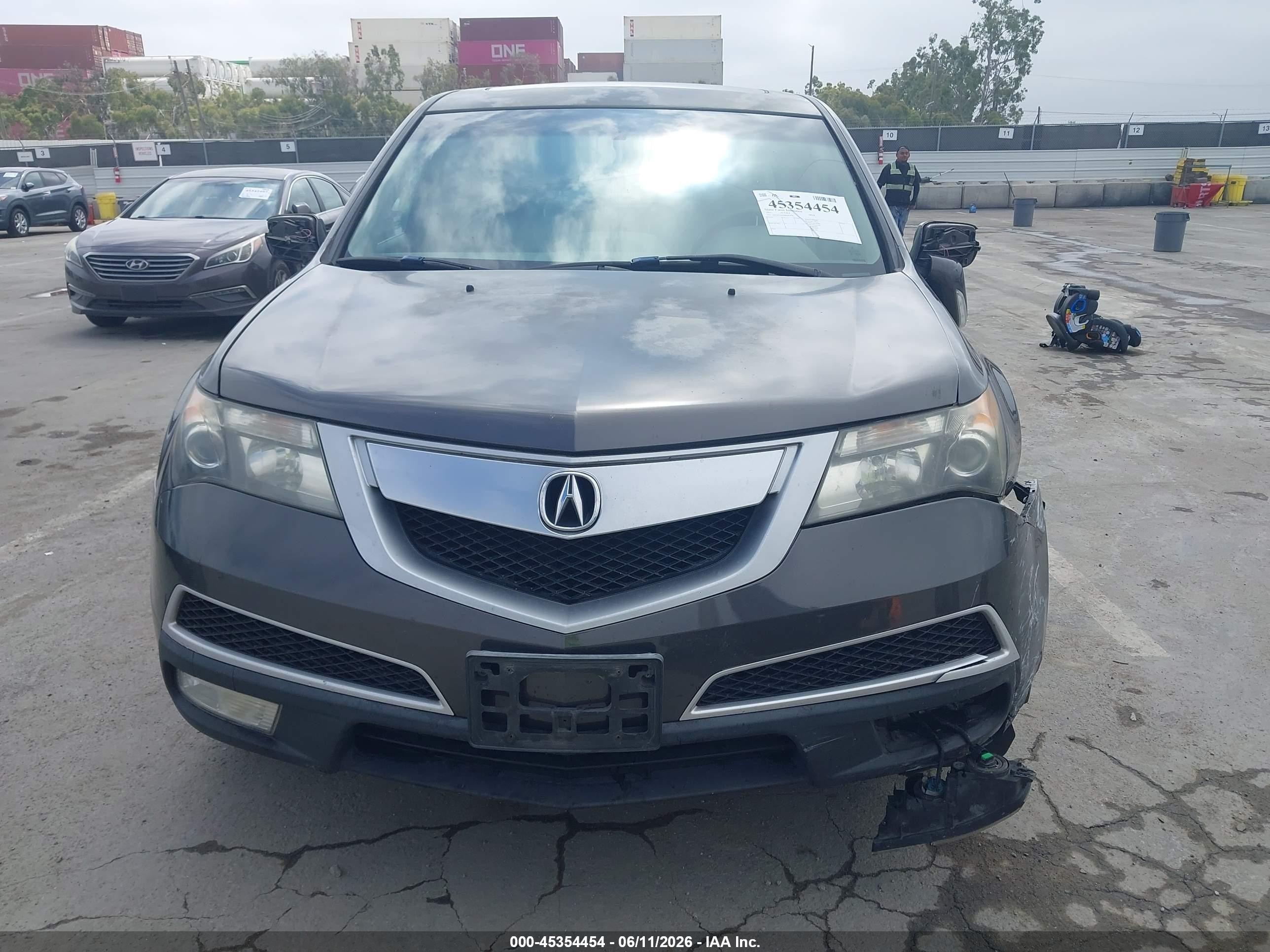2011 Acura Mdx Technology Package Gray vin: 2HNYD2H64BH503874