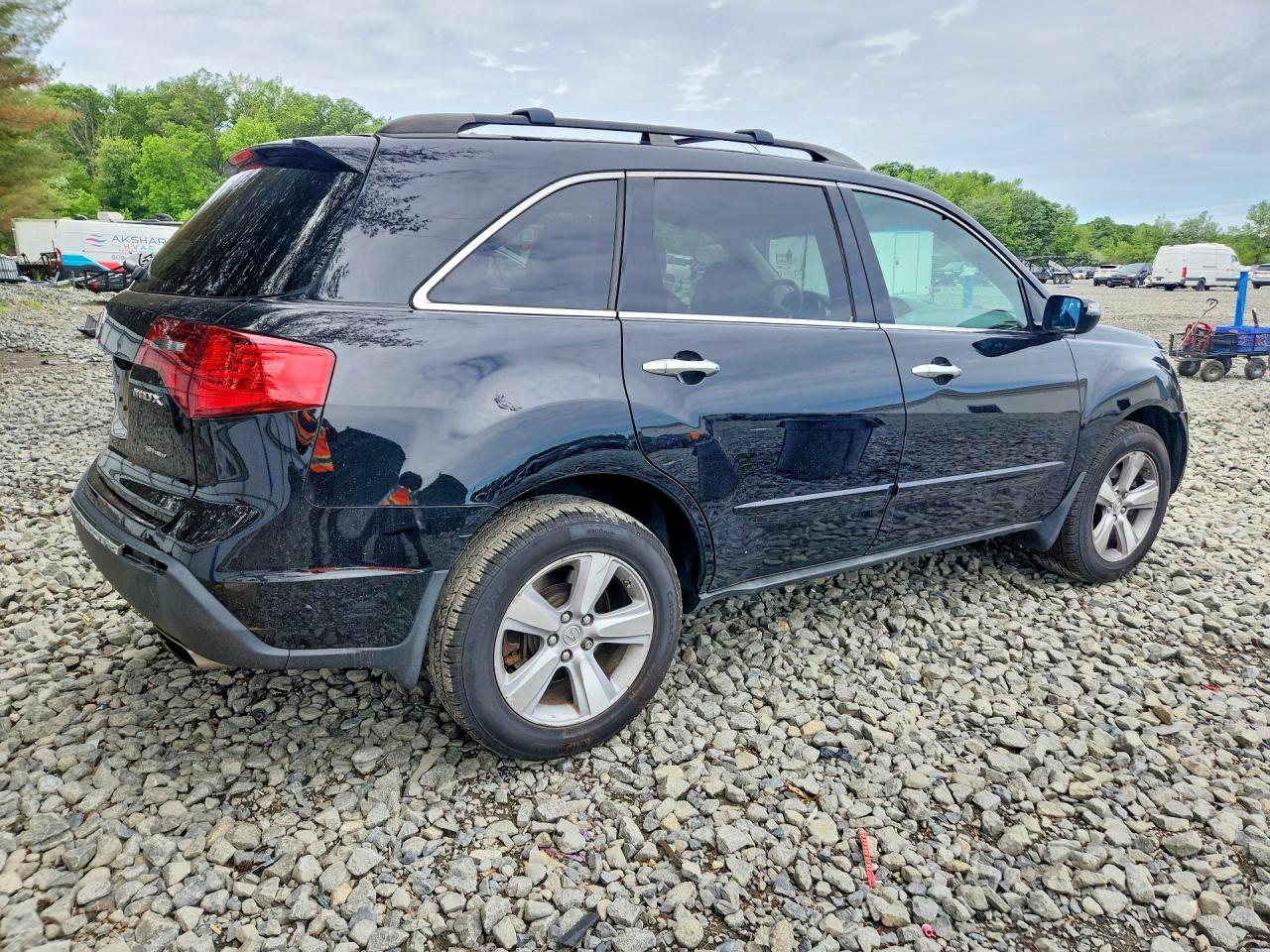2011 Acura Mdx Technology Черный vin: 2HNYD2H64BH514423