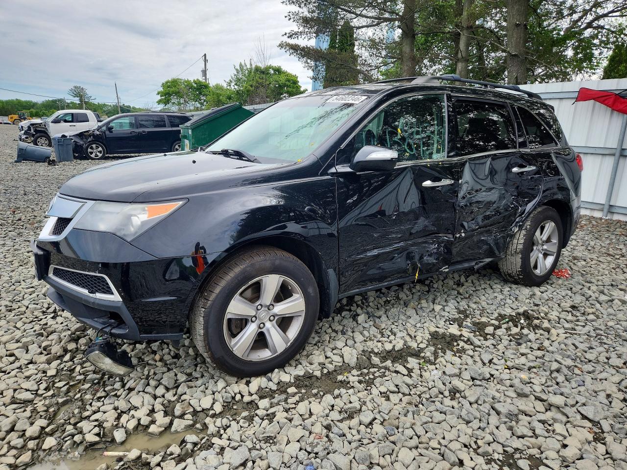 2011 Acura Mdx Technology Black vin: 2HNYD2H64BH514423