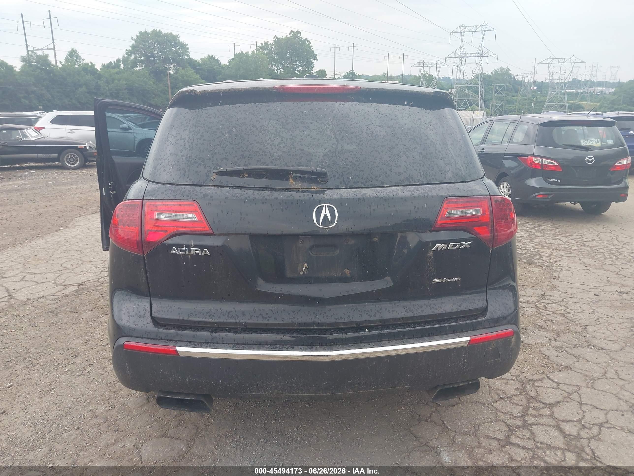 2011 Acura Mdx Technology Package Black vin: 2HNYD2H64BH514437