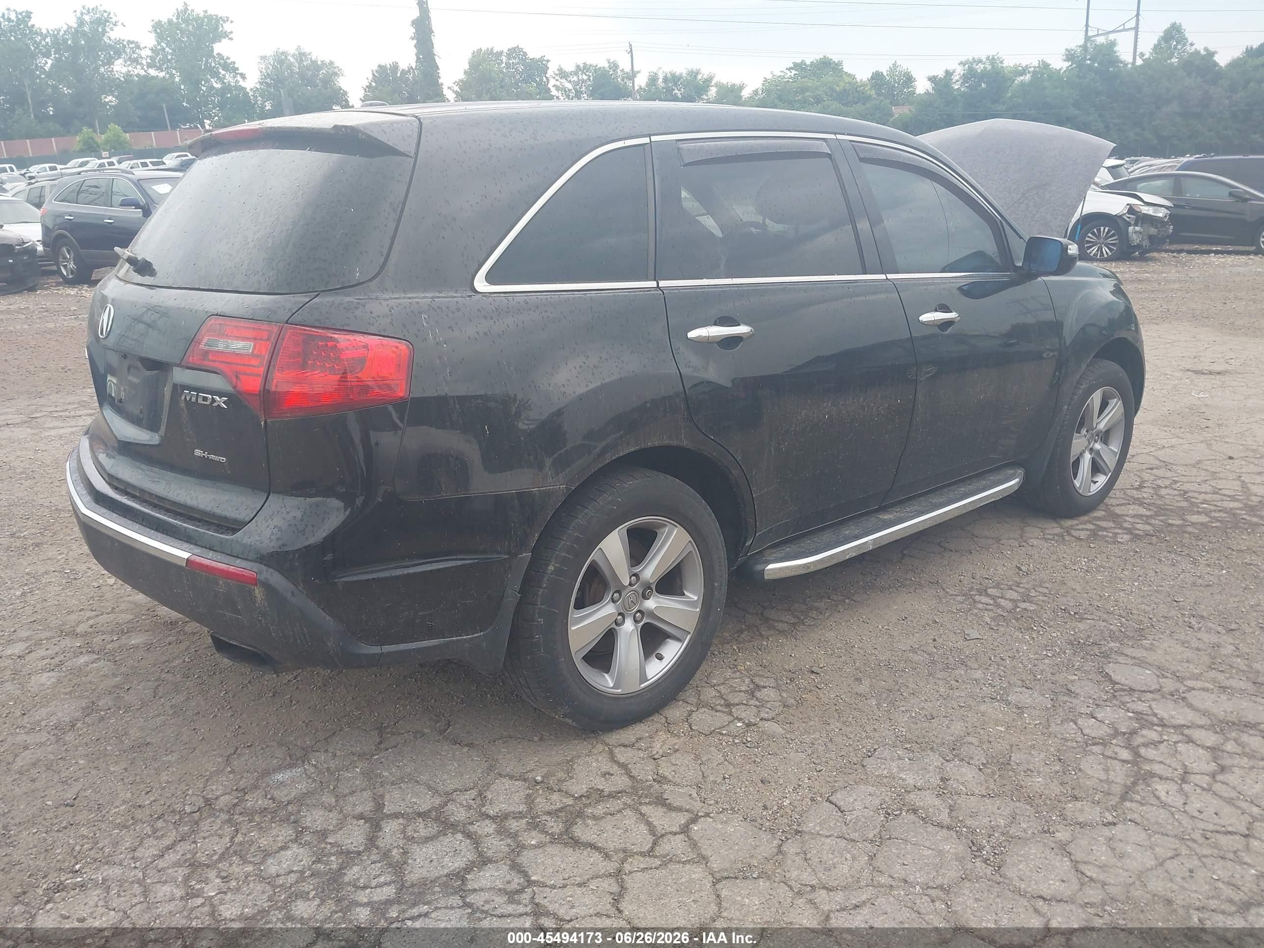 2011 Acura Mdx Technology Package Black vin: 2HNYD2H64BH514437