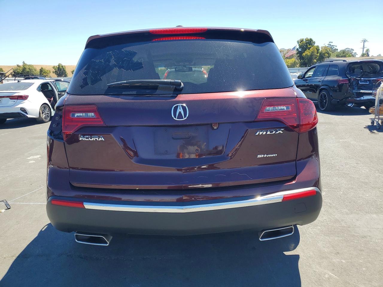 2011 Acura Mdx Technology Бордовый vin: 2HNYD2H64BH516317