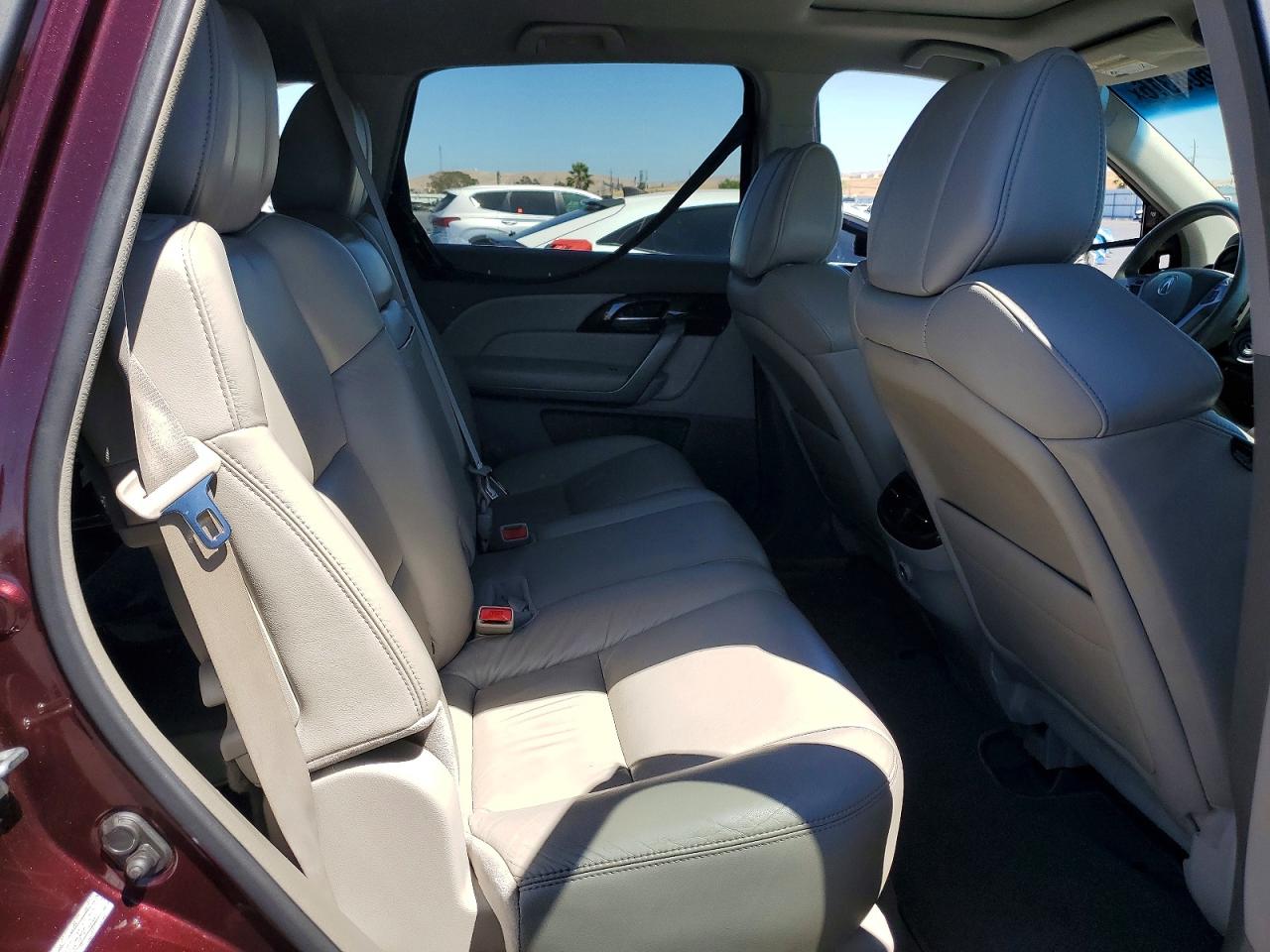 2011 Acura Mdx Technology Бордовый vin: 2HNYD2H64BH516317