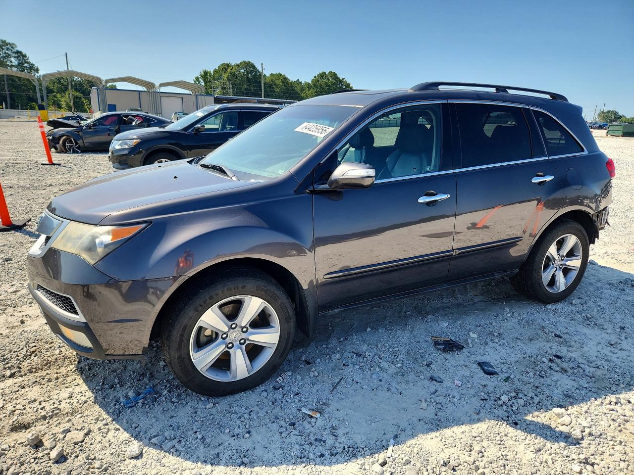 2011 Acura Mdx Technology Gray vin: 2HNYD2H64BH521419