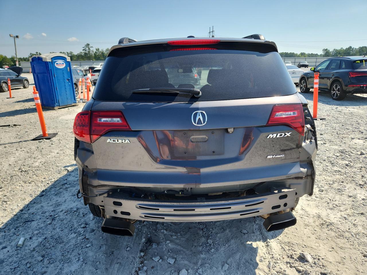 2011 Acura Mdx Technology Gray vin: 2HNYD2H64BH521419