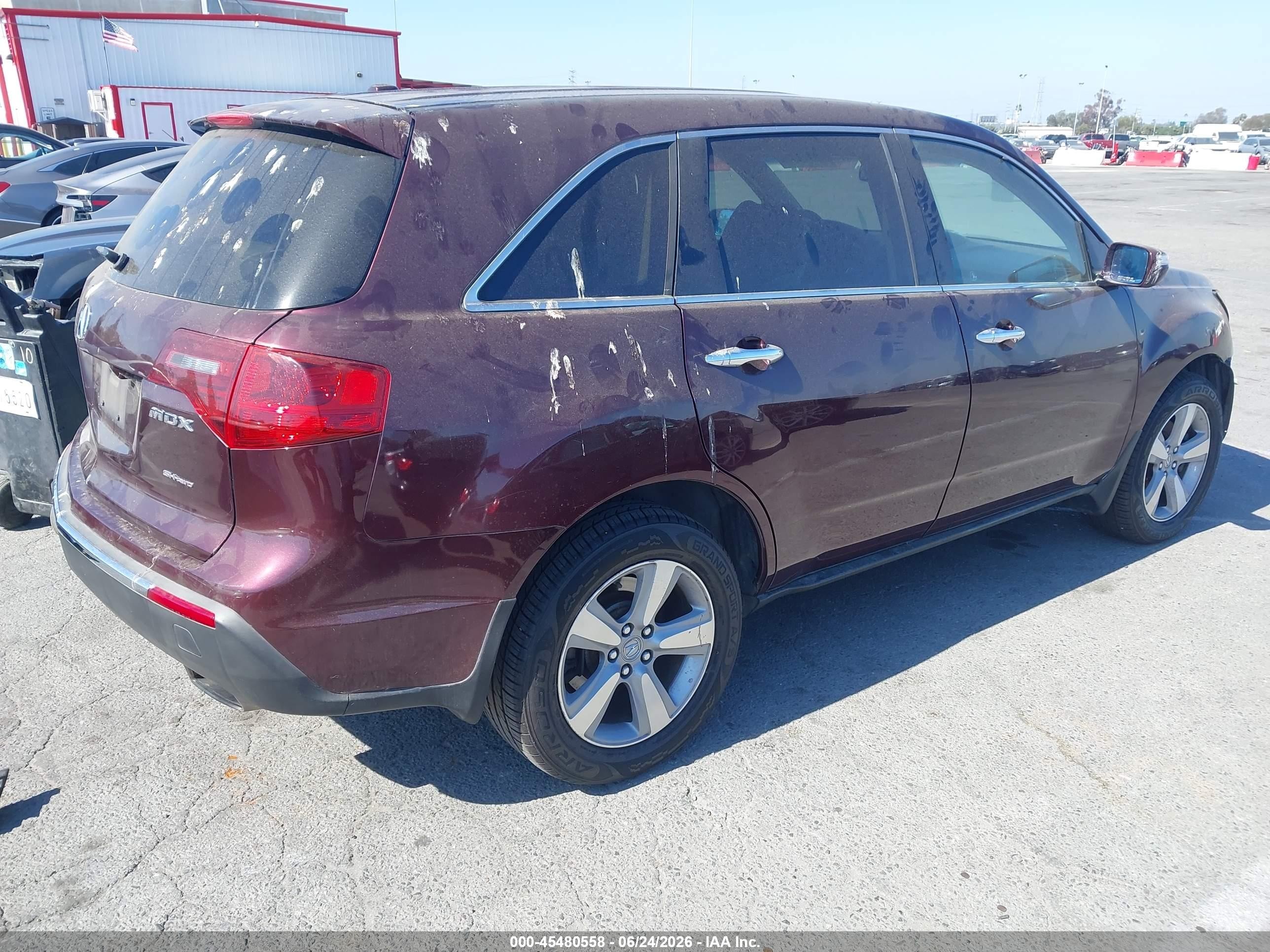 2011 Acura Mdx Technology Package Purple vin: 2HNYD2H64BH521839