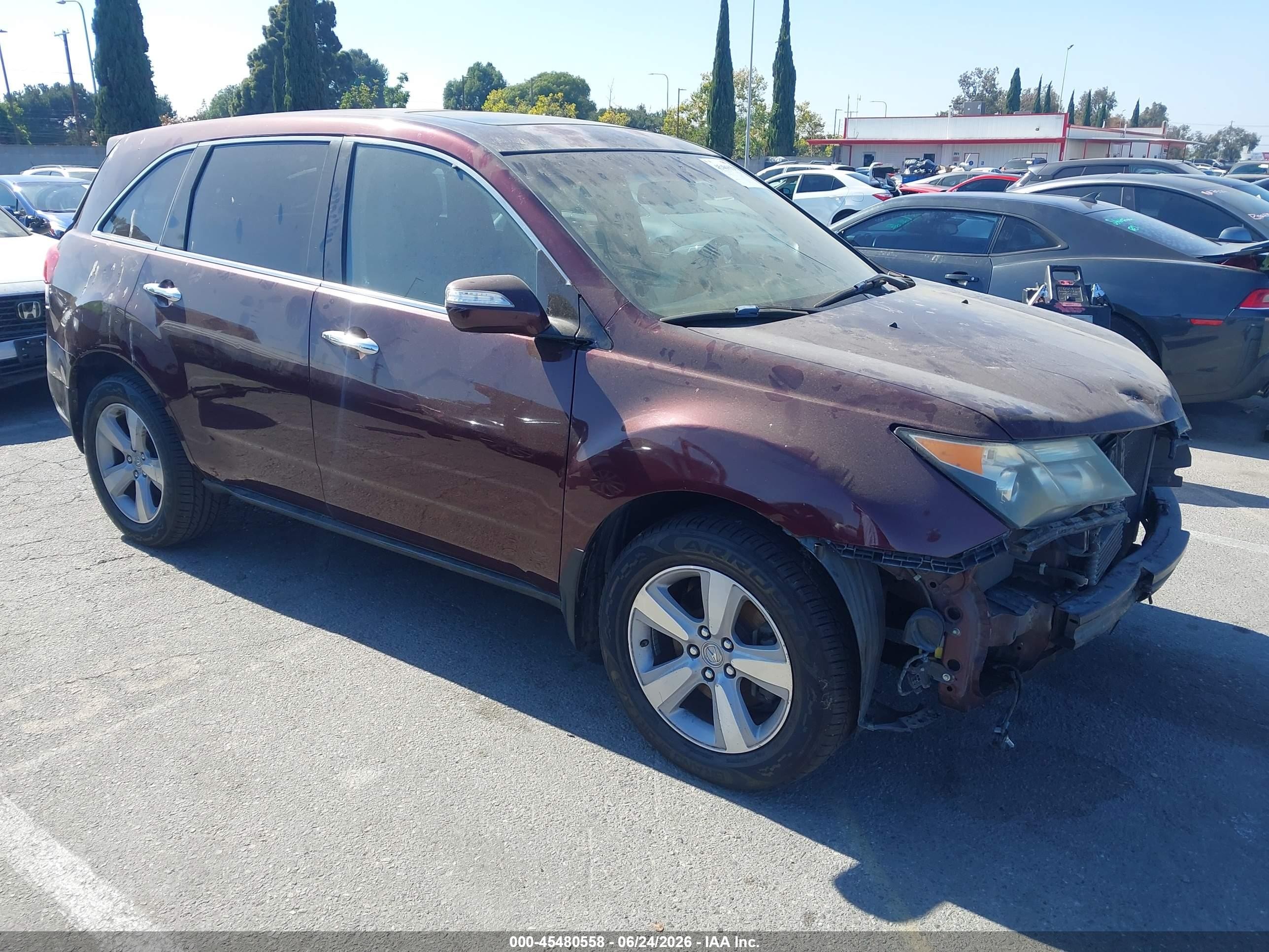 2011 Acura Mdx Technology Package Фиолетовый vin: 2HNYD2H64BH521839