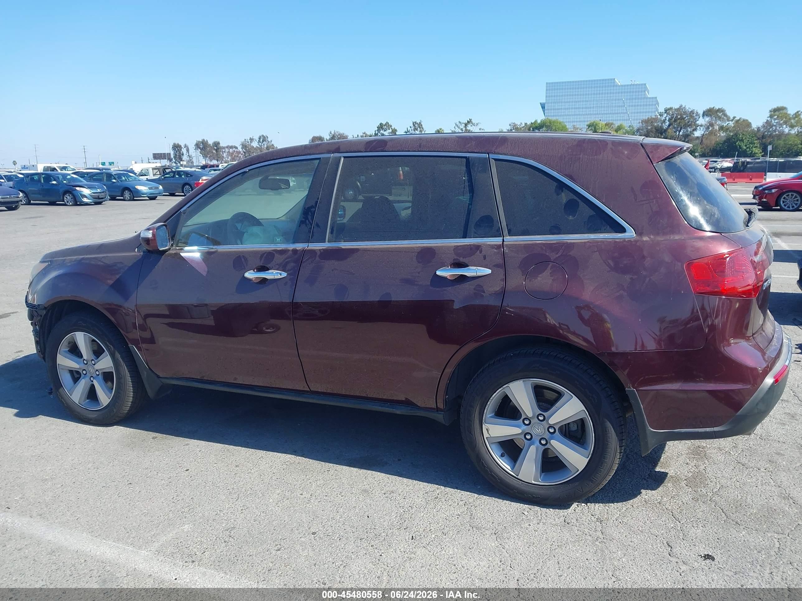 2011 Acura Mdx Technology Package Purple vin: 2HNYD2H64BH521839
