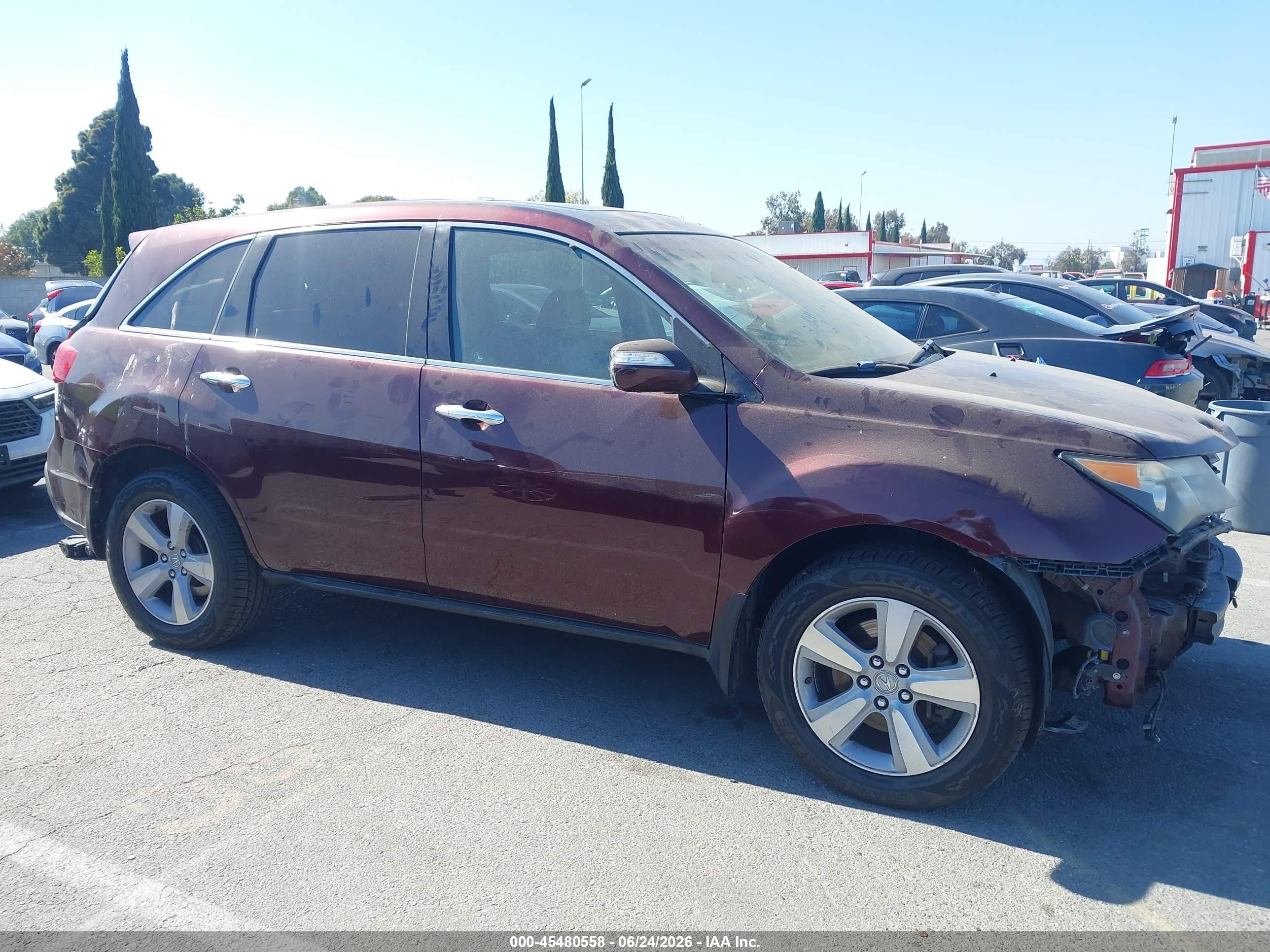 2011 Acura Mdx Technology Package Purple vin: 2HNYD2H64BH521839