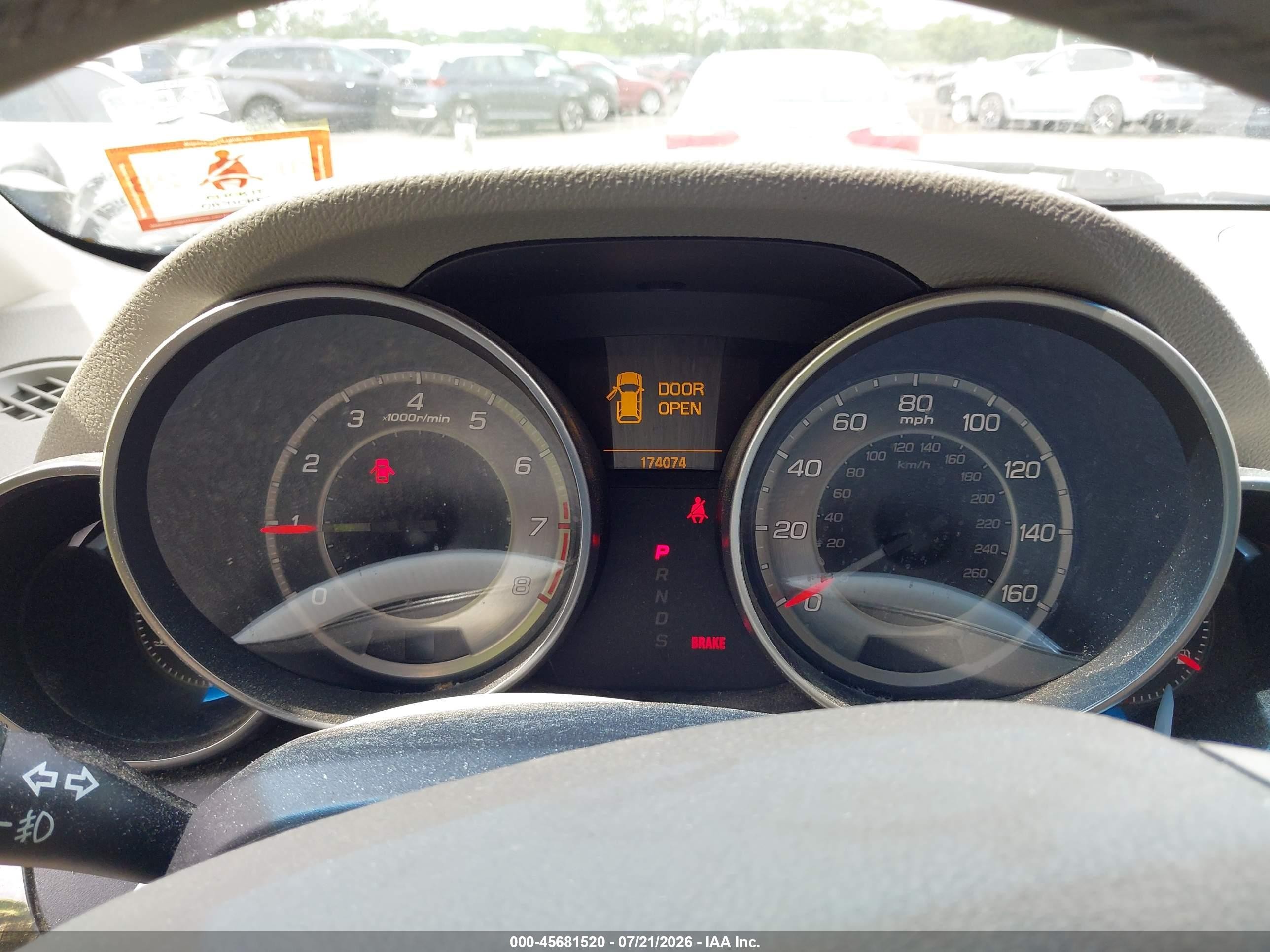 2011 Acura Mdx Technology Package Blue vin: 2HNYD2H64BH531206