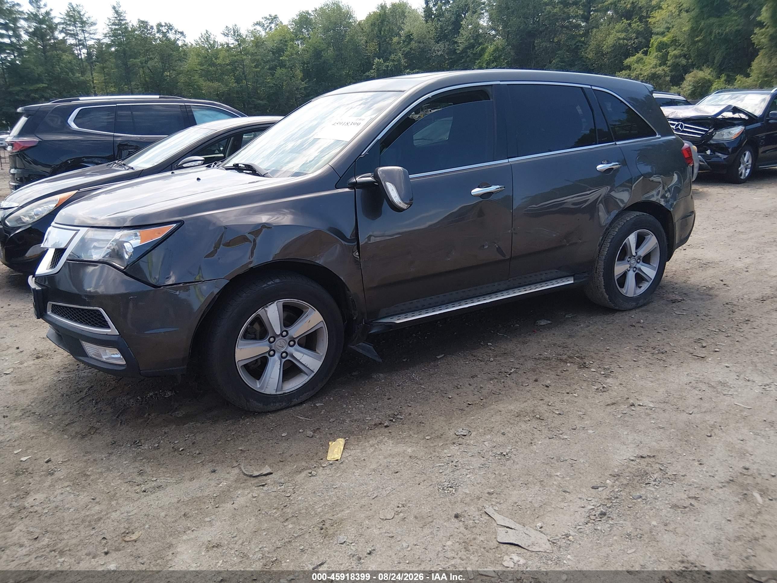 2011 Acura Mdx Technology Package Серый vin: 2HNYD2H64BH537555