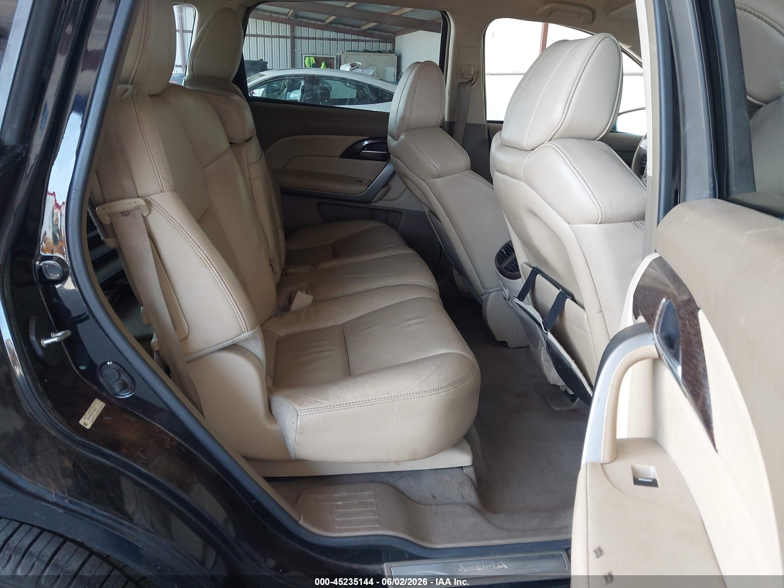 2012 Acura Mdx Advance Package Black vin: 2HNYD2H64CH535449