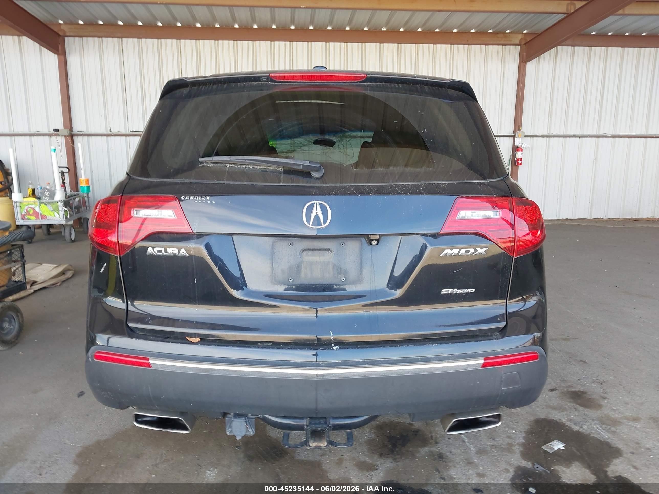 2012 Acura Mdx Advance Package Black vin: 2HNYD2H64CH535449
