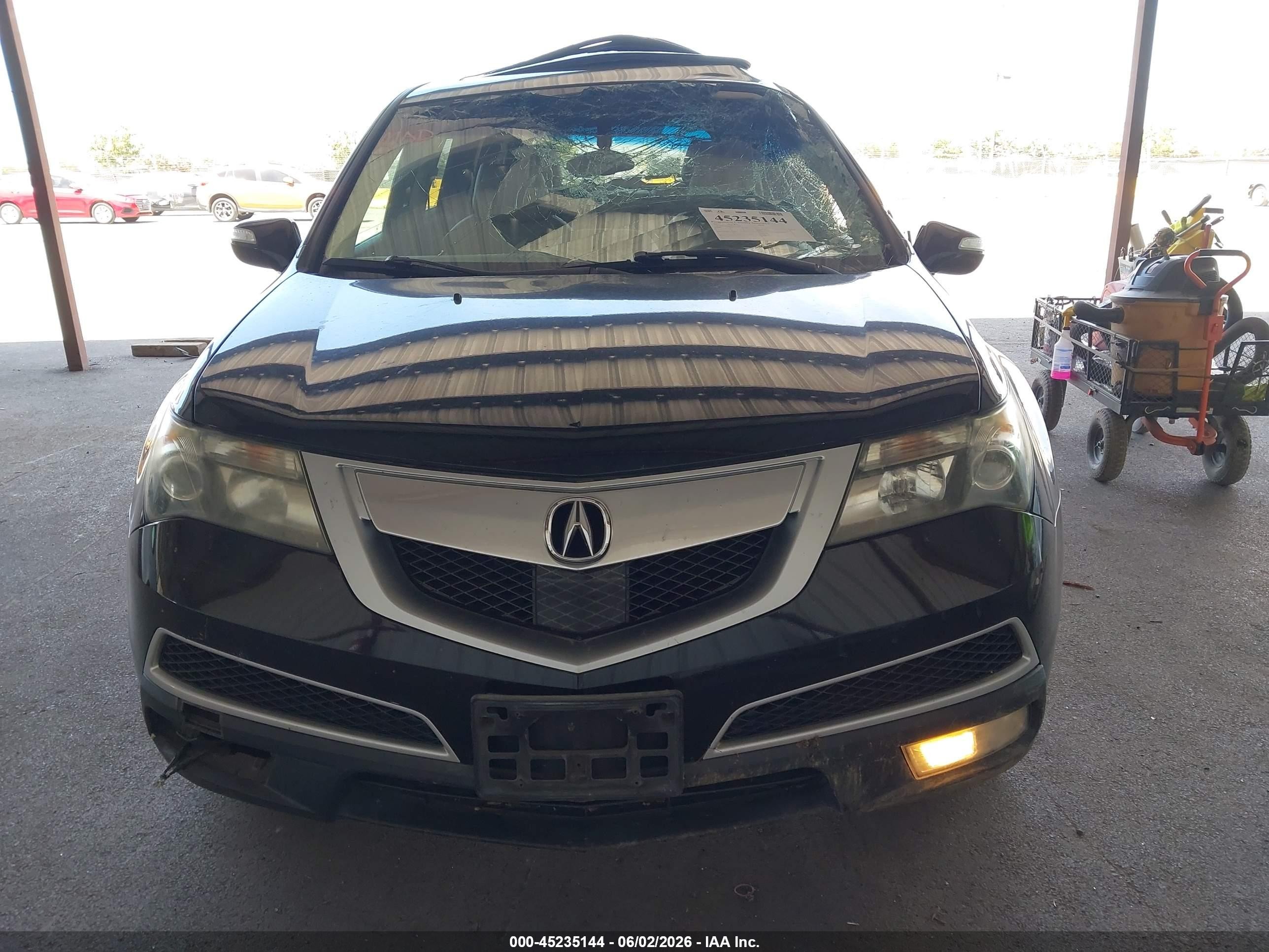 2012 Acura Mdx Advance Package Black vin: 2HNYD2H64CH535449