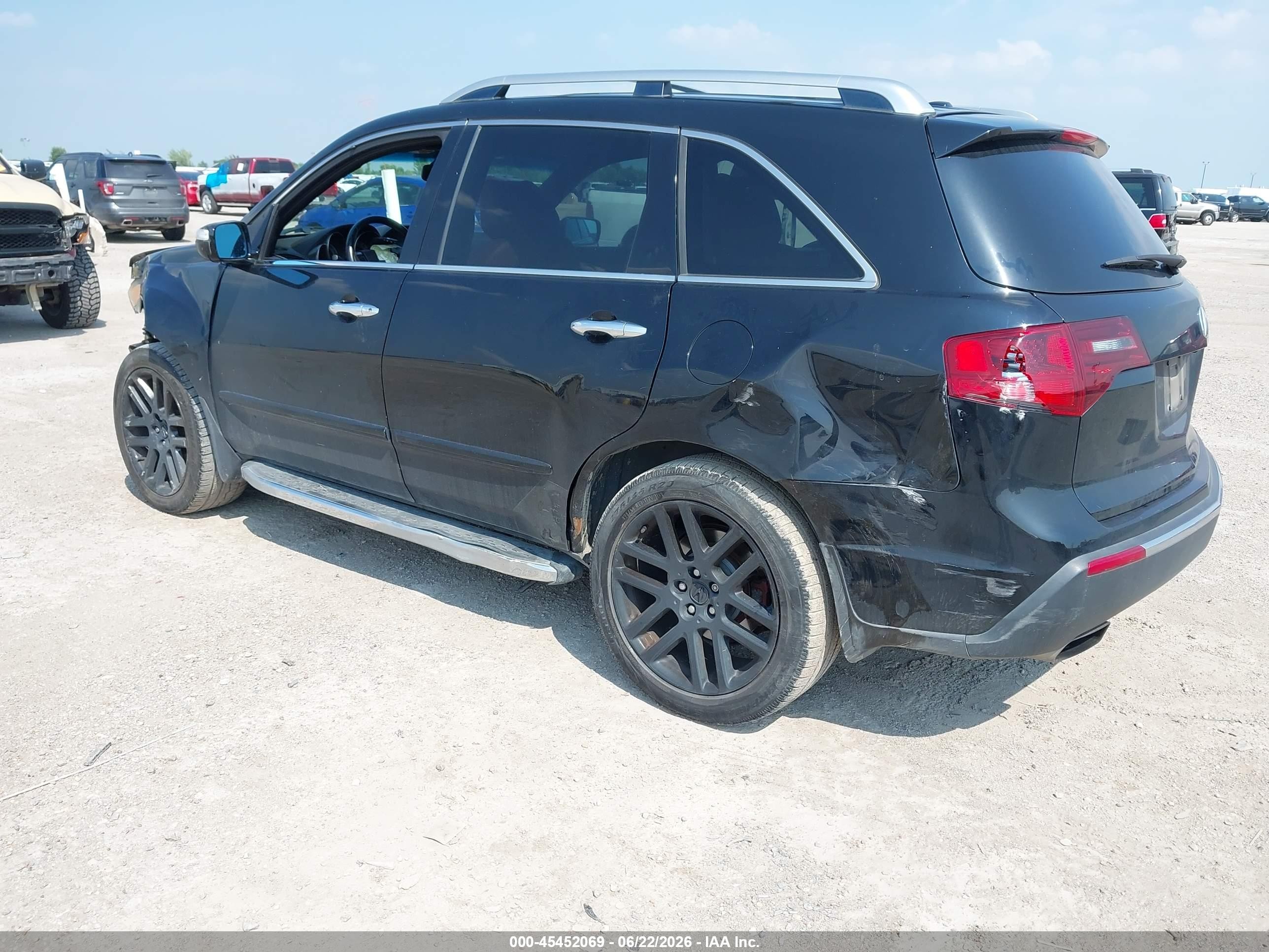 2013 Acura Mdx Advance Package Черный vin: 2HNYD2H64DH501268