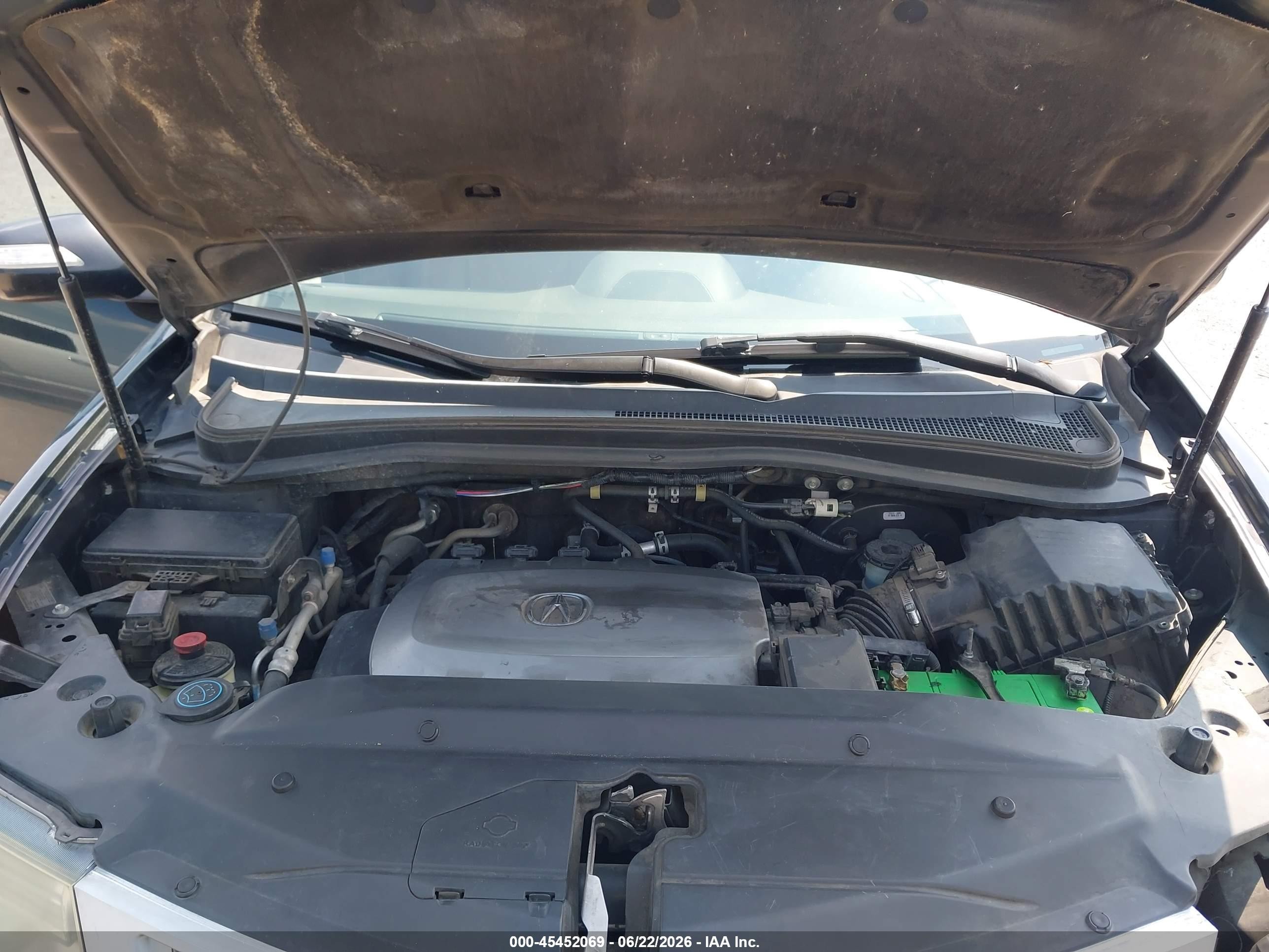 2013 Acura Mdx Advance Package Черный vin: 2HNYD2H64DH501268