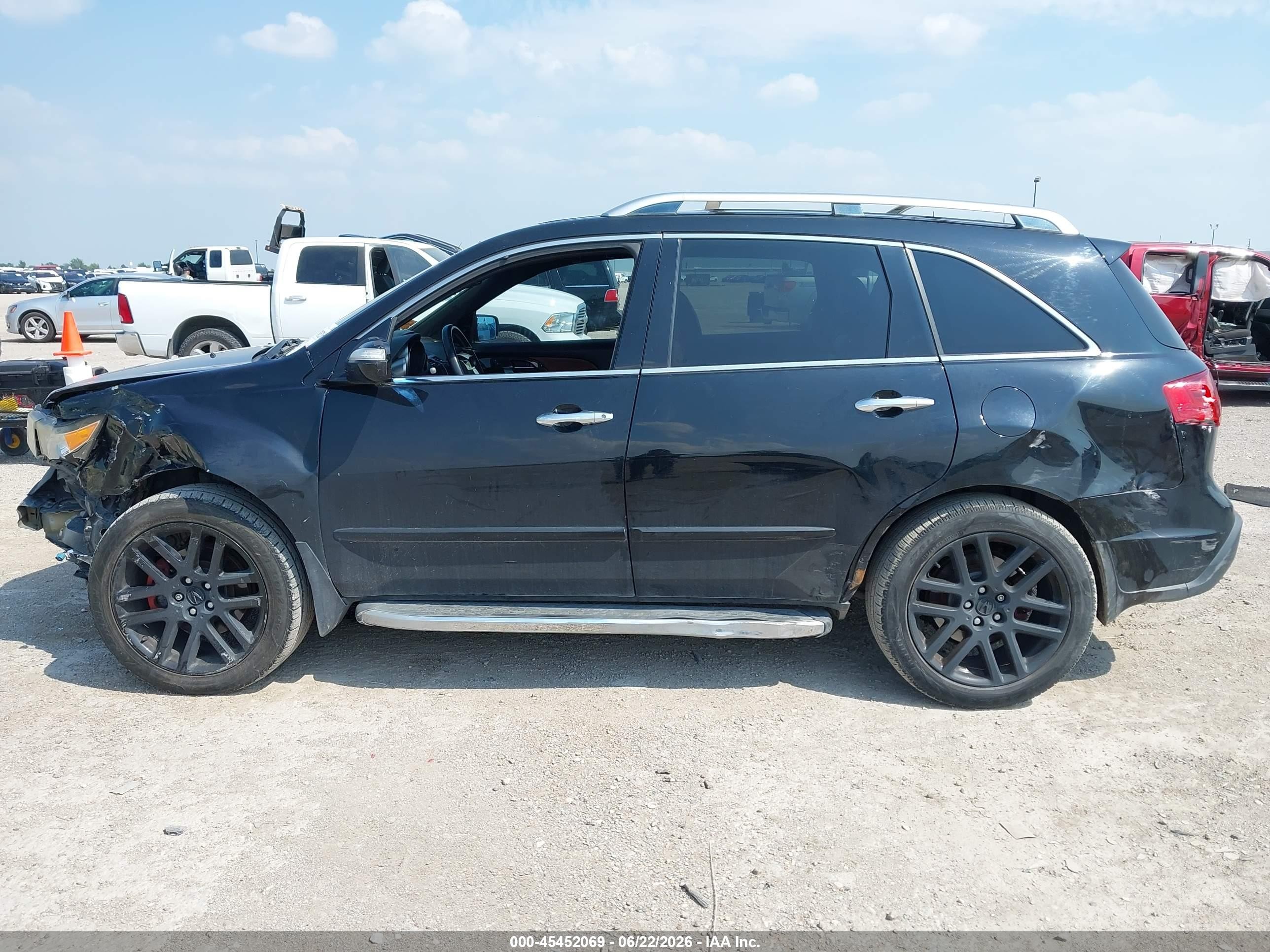 2013 Acura Mdx Advance Package Черный vin: 2HNYD2H64DH501268
