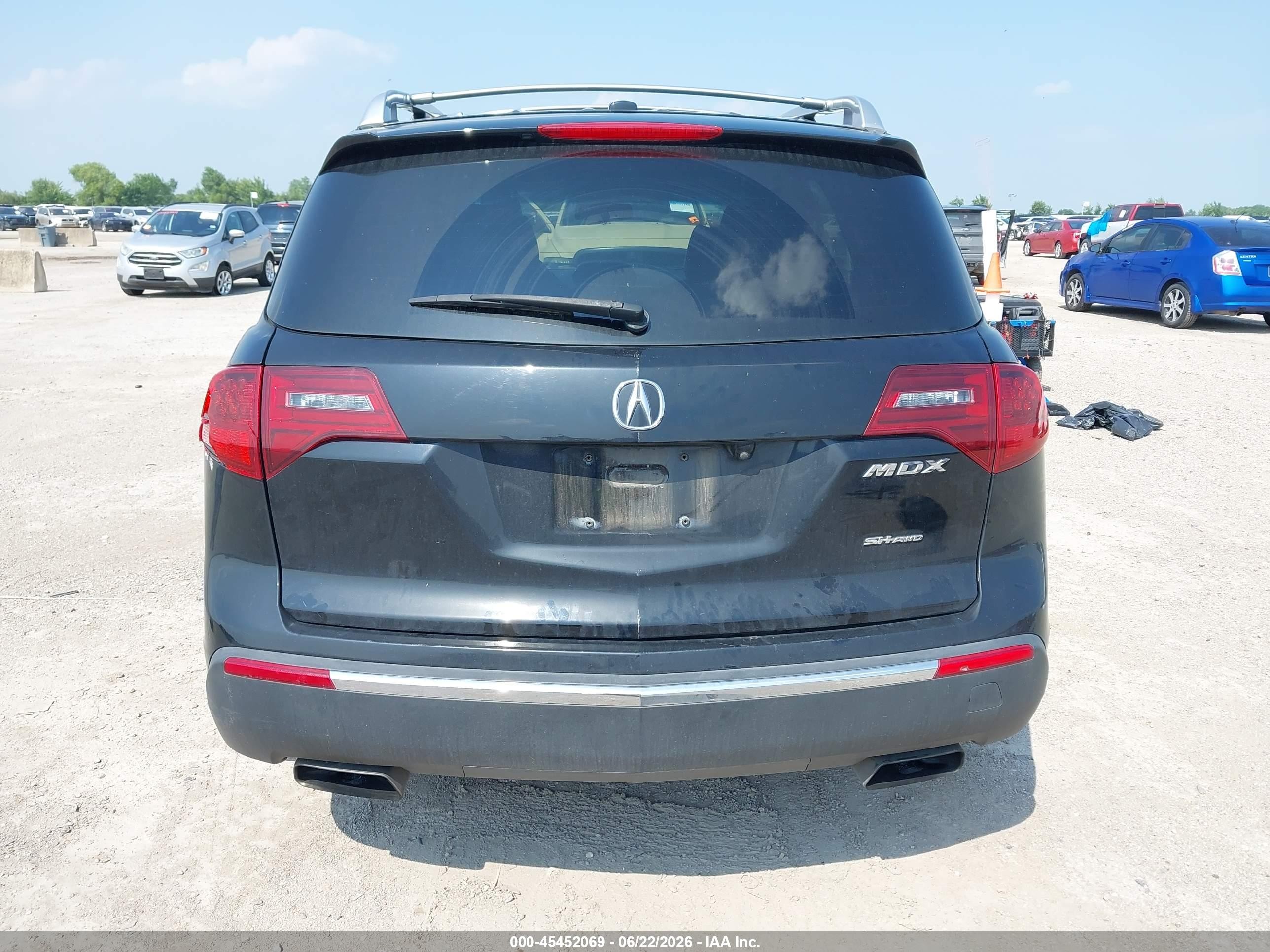 2013 Acura Mdx Advance Package Черный vin: 2HNYD2H64DH501268