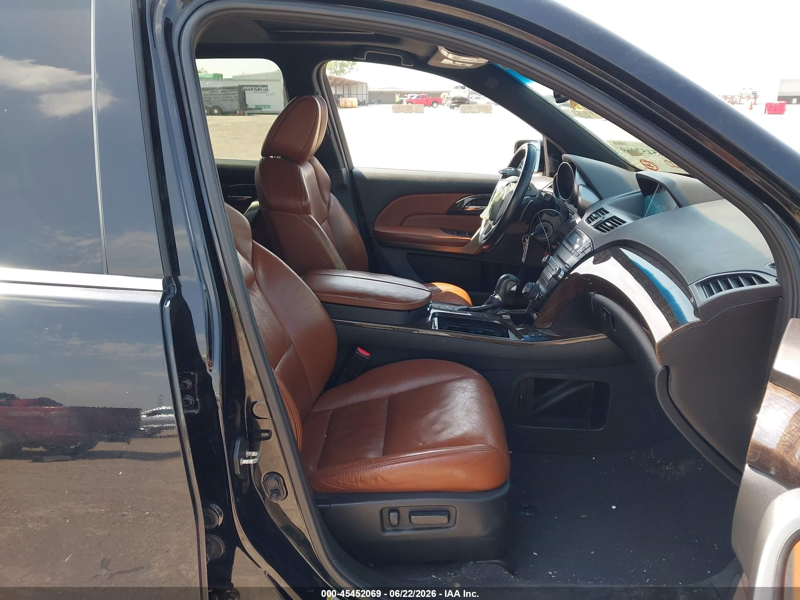 2013 Acura Mdx Advance Package Черный vin: 2HNYD2H64DH501268