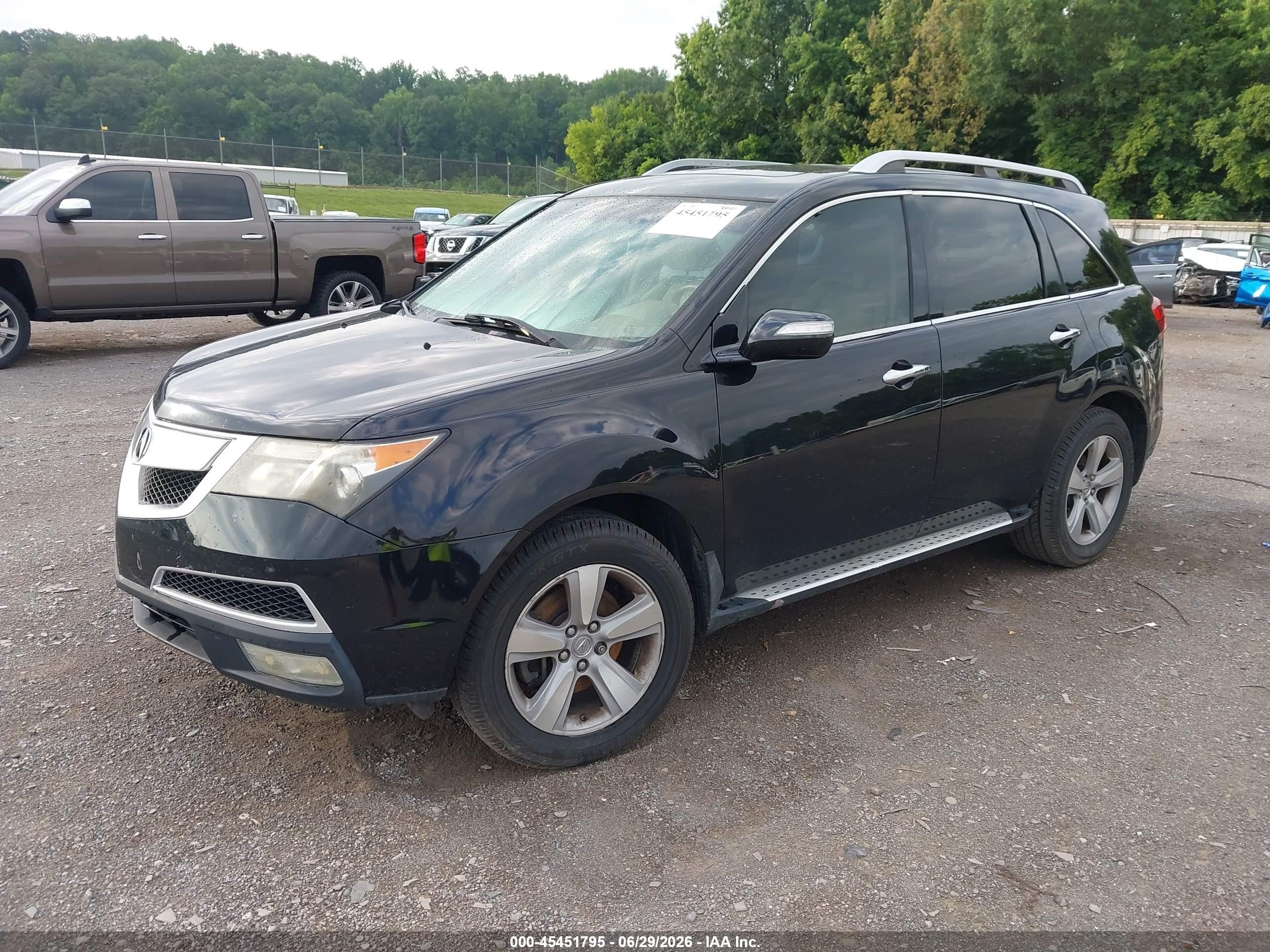 2010 Acura Mdx Technology Package Black vin: 2HNYD2H65AH500447