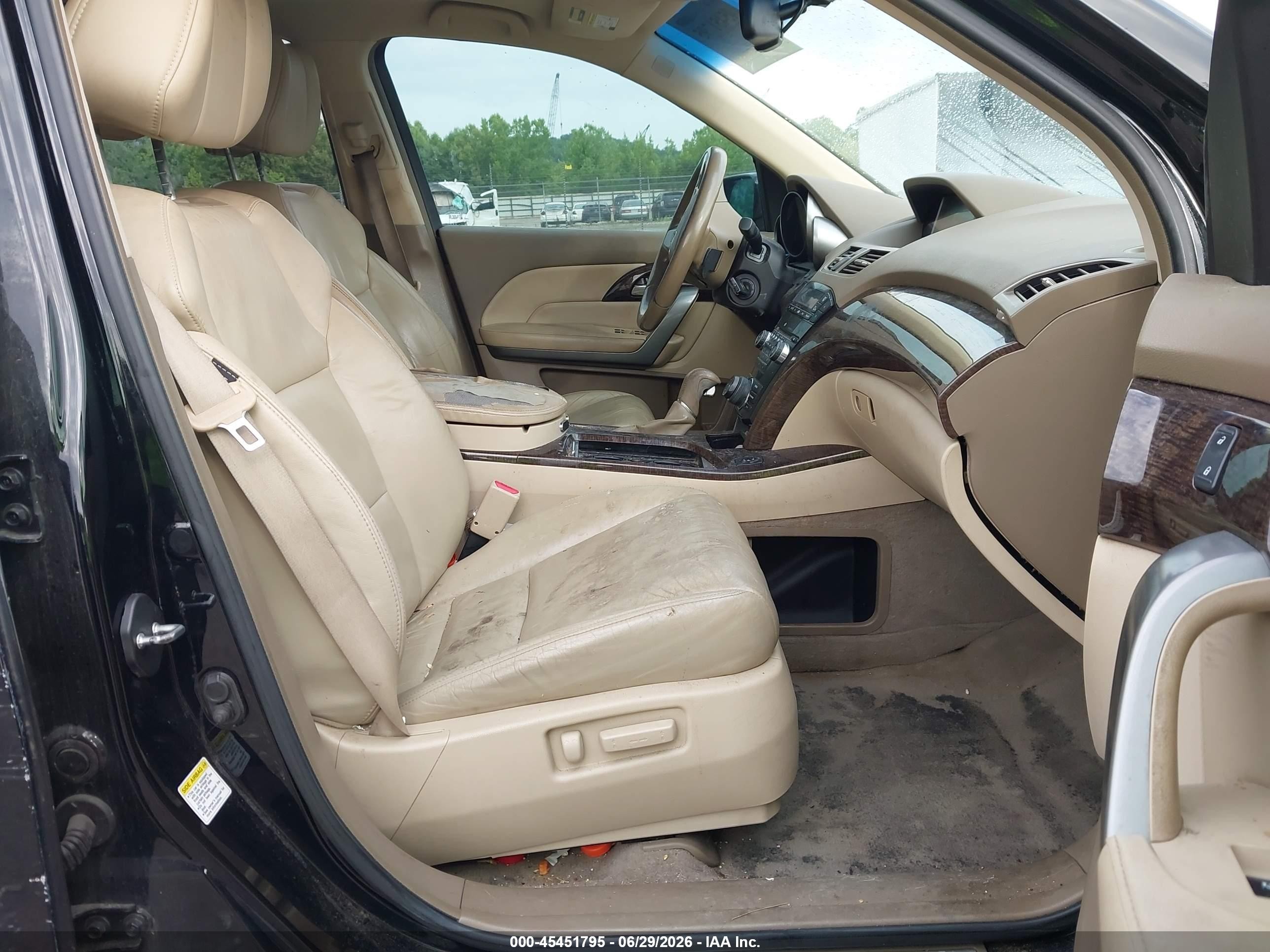 2010 Acura Mdx Technology Package Black vin: 2HNYD2H65AH500447