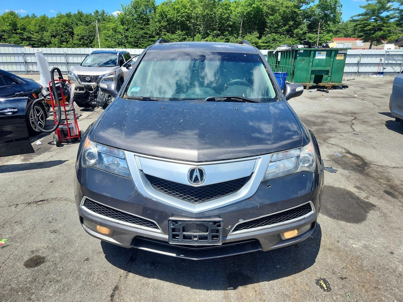 2010 Acura Mdx Technology Gray vin: 2HNYD2H65AH505681