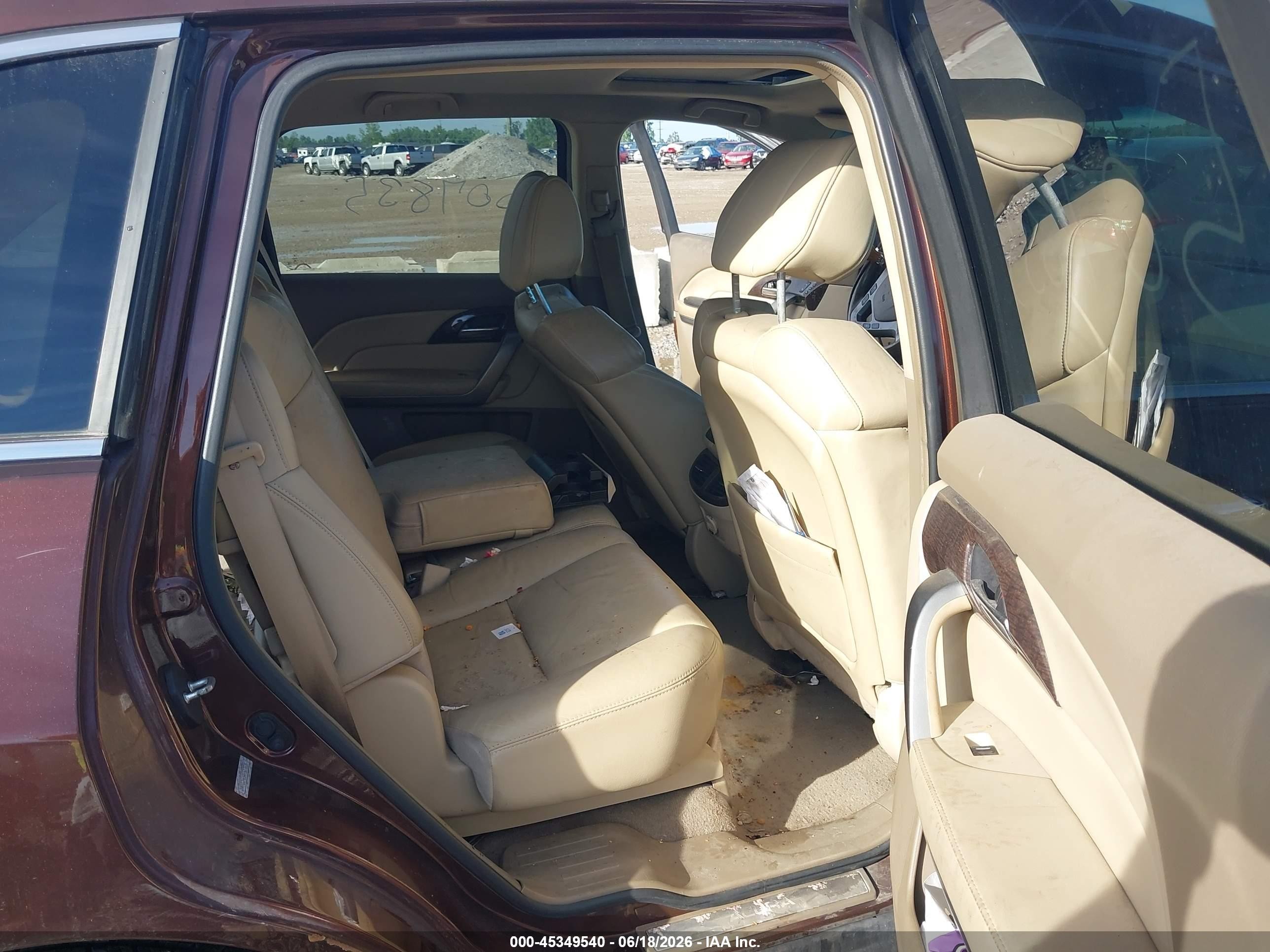 2010 Acura Mdx Technology Package Burgundy vin: 2HNYD2H65AH507835
