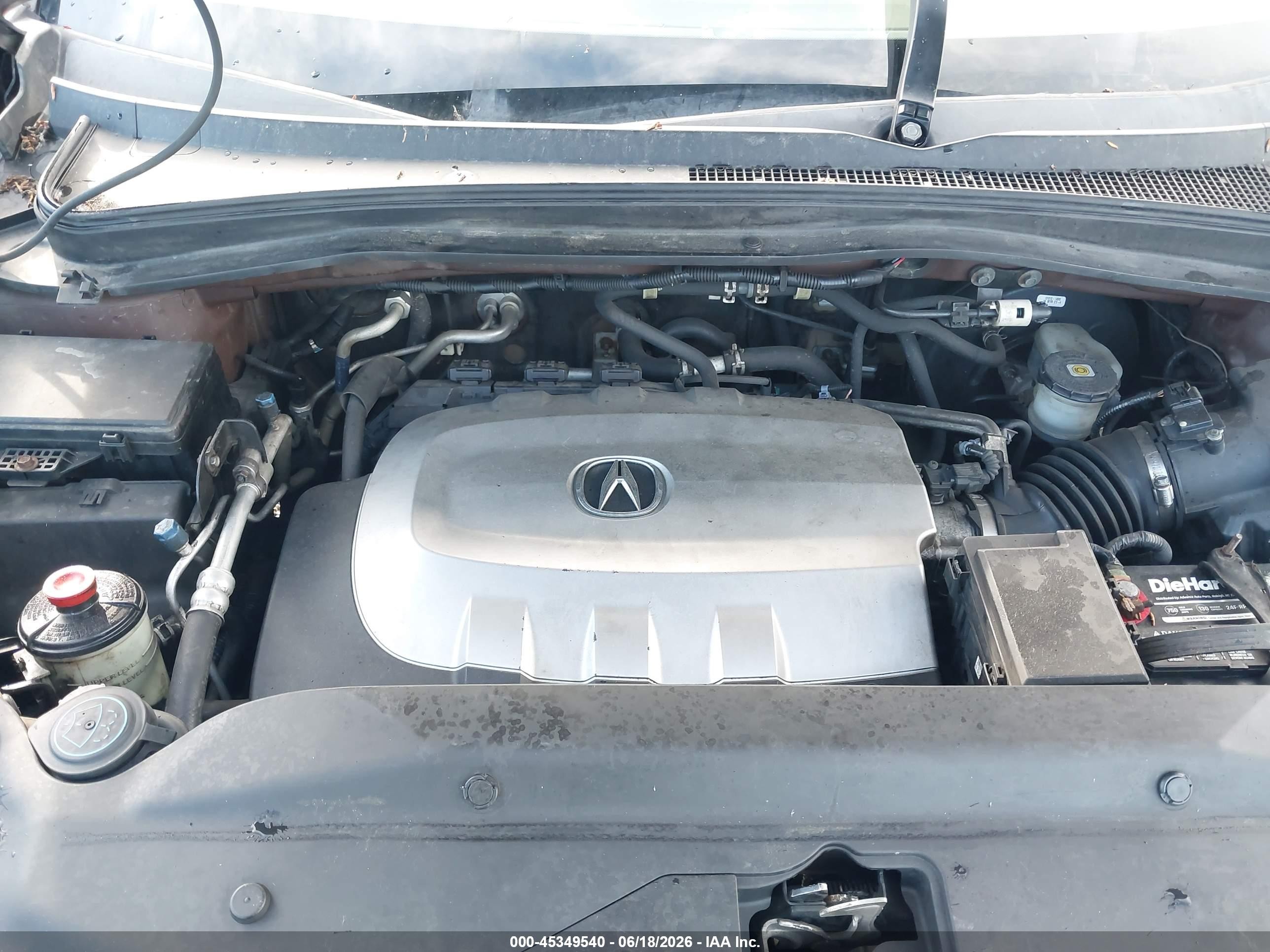 2010 Acura Mdx Technology Package Burgundy vin: 2HNYD2H65AH507835