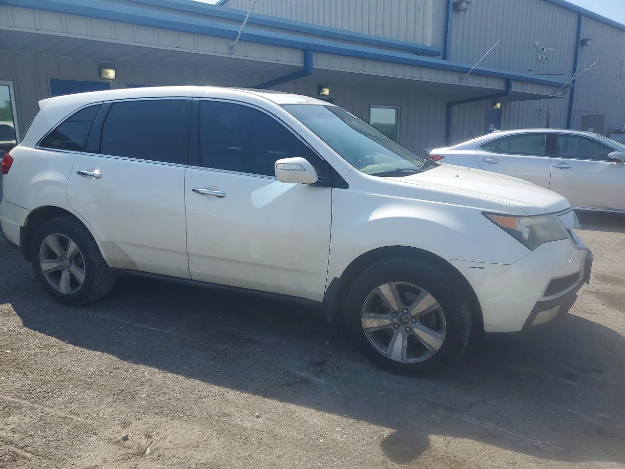2010 Acura Mdx Technology White vin: 2HNYD2H65AH528376