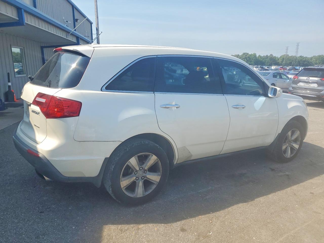 2010 Acura Mdx Technology White vin: 2HNYD2H65AH528376