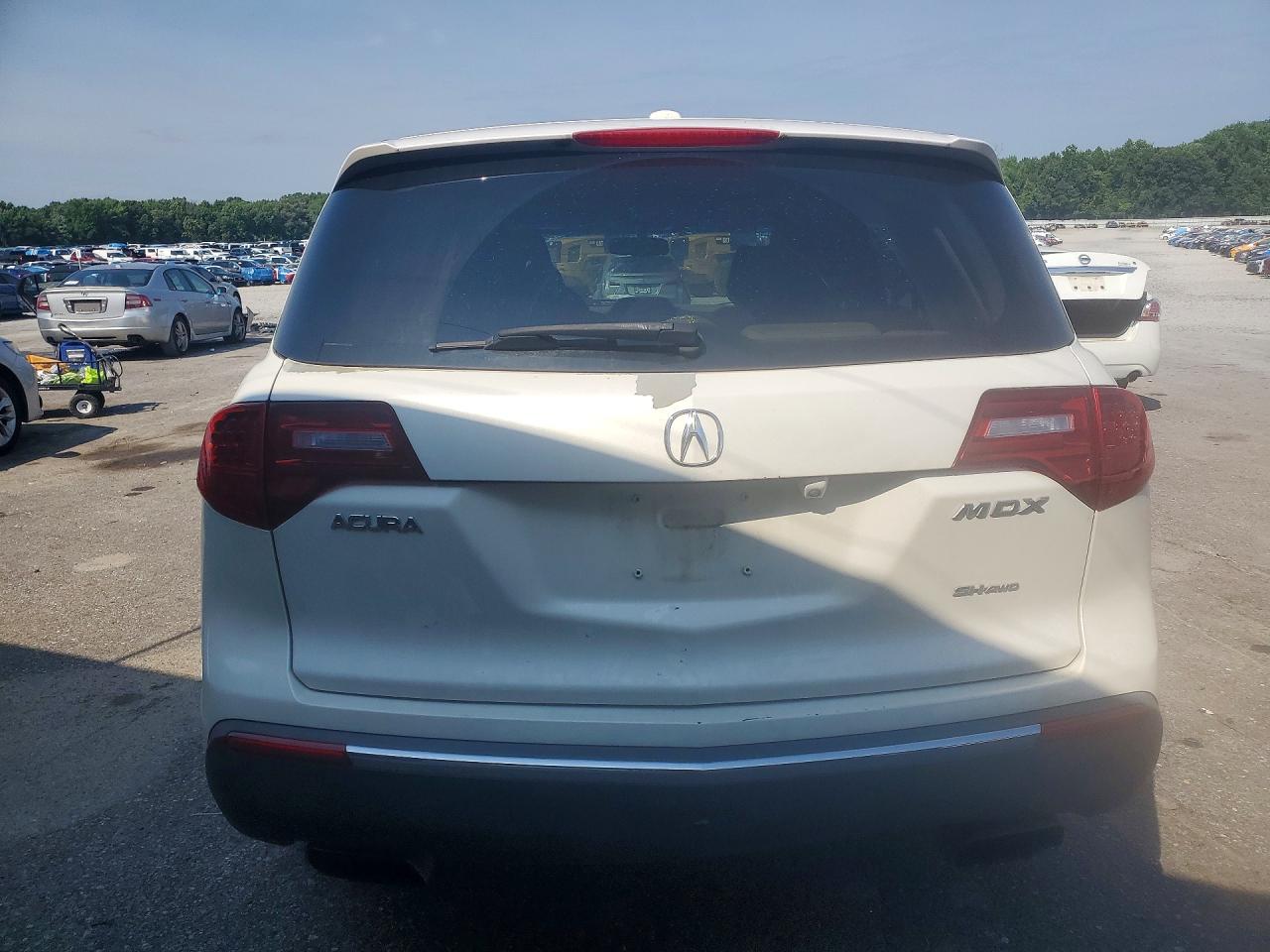 2010 Acura Mdx Technology White vin: 2HNYD2H65AH528376