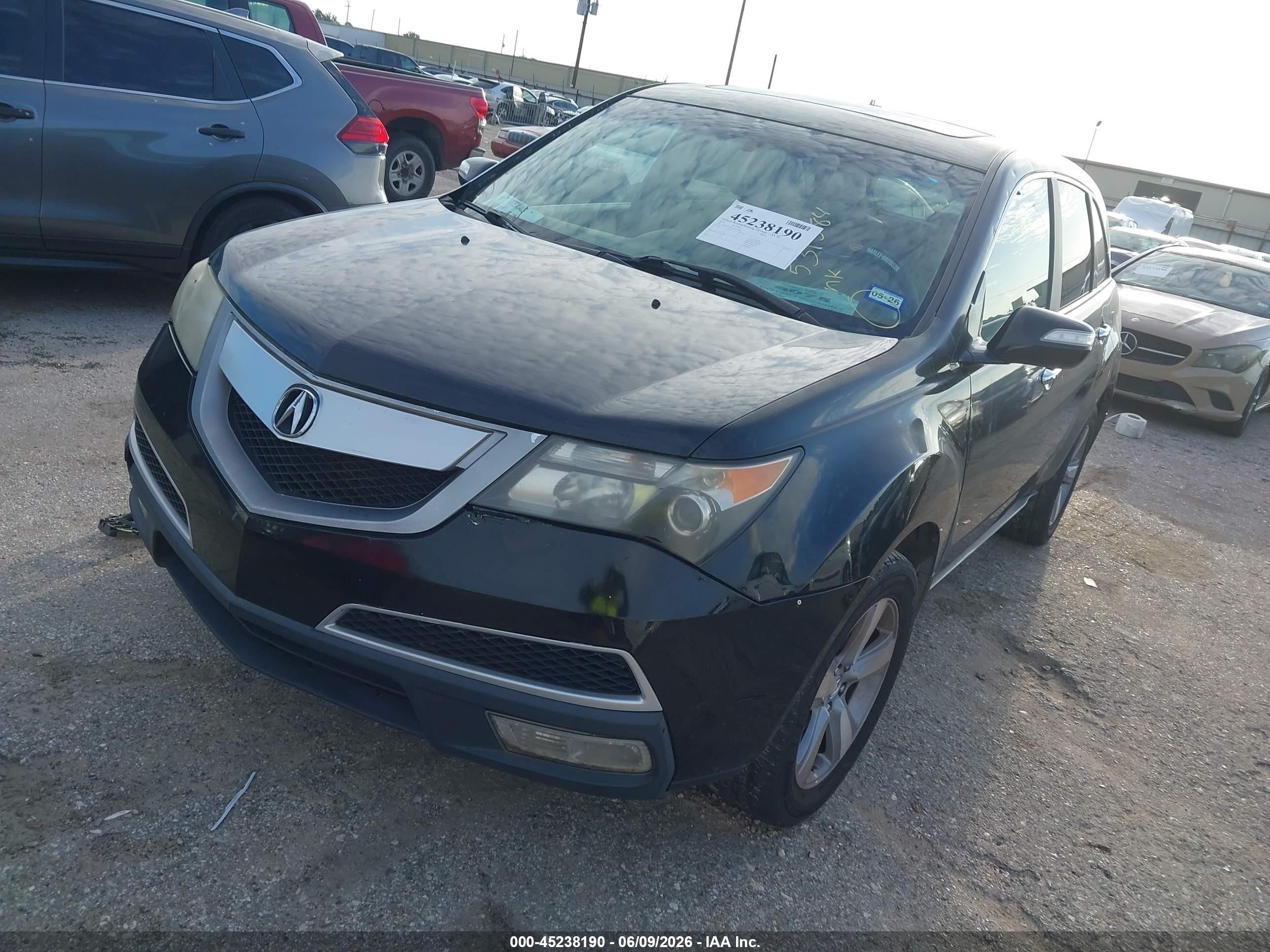 2010 Acura Mdx Technology Package Black vin: 2HNYD2H65AH531584