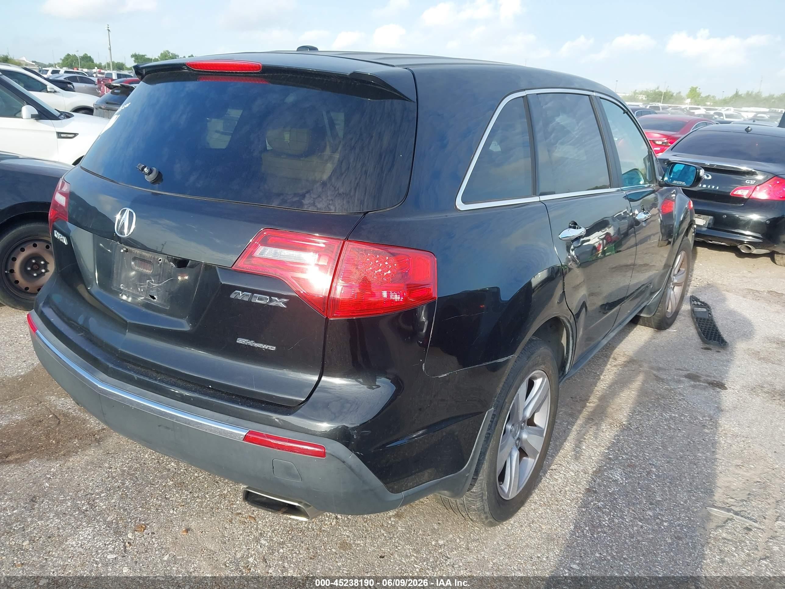 2010 Acura Mdx Technology Package Black vin: 2HNYD2H65AH531584