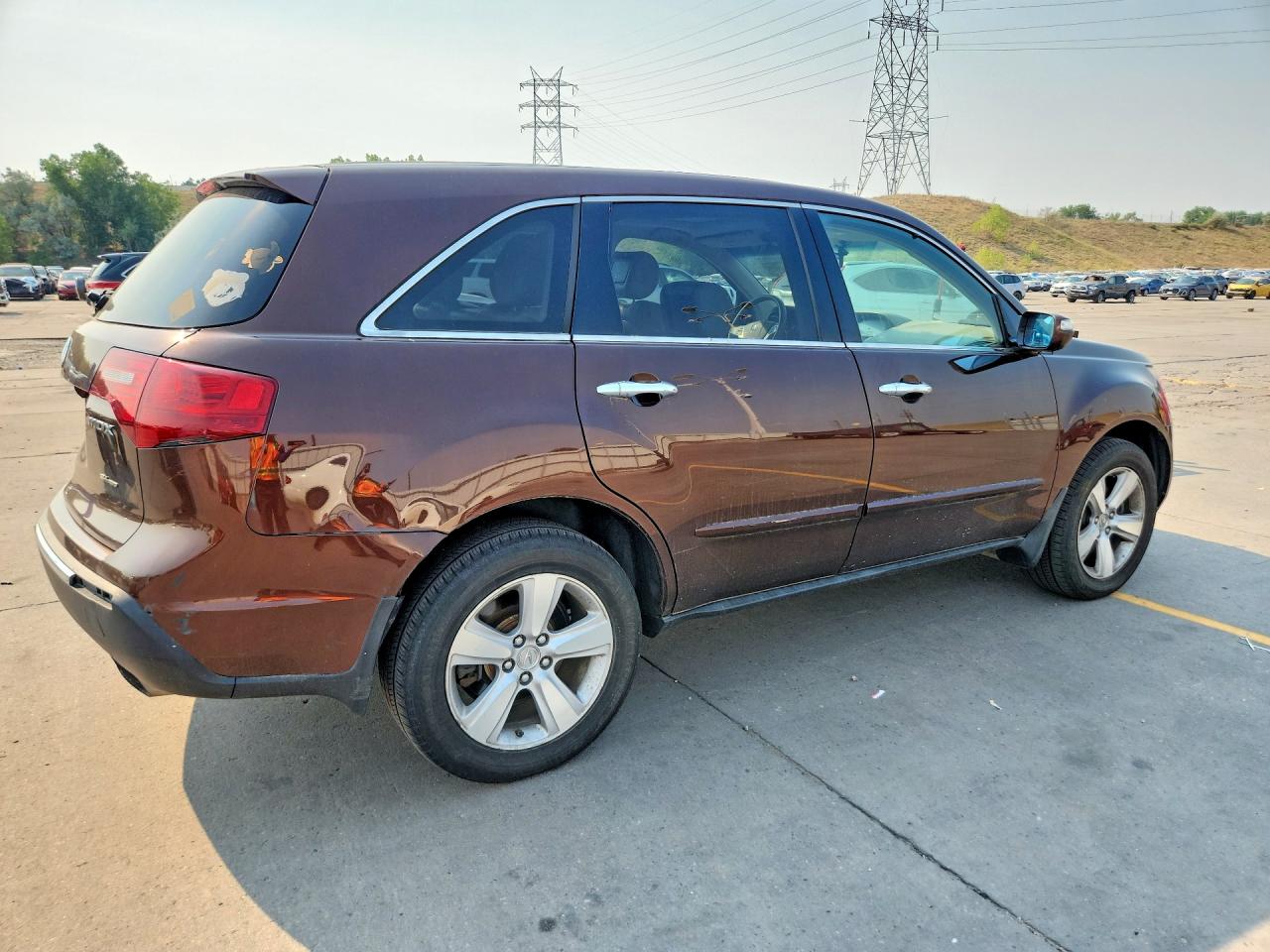 2011 Acura Mdx Technology Brown vin: 2HNYD2H65BH501227