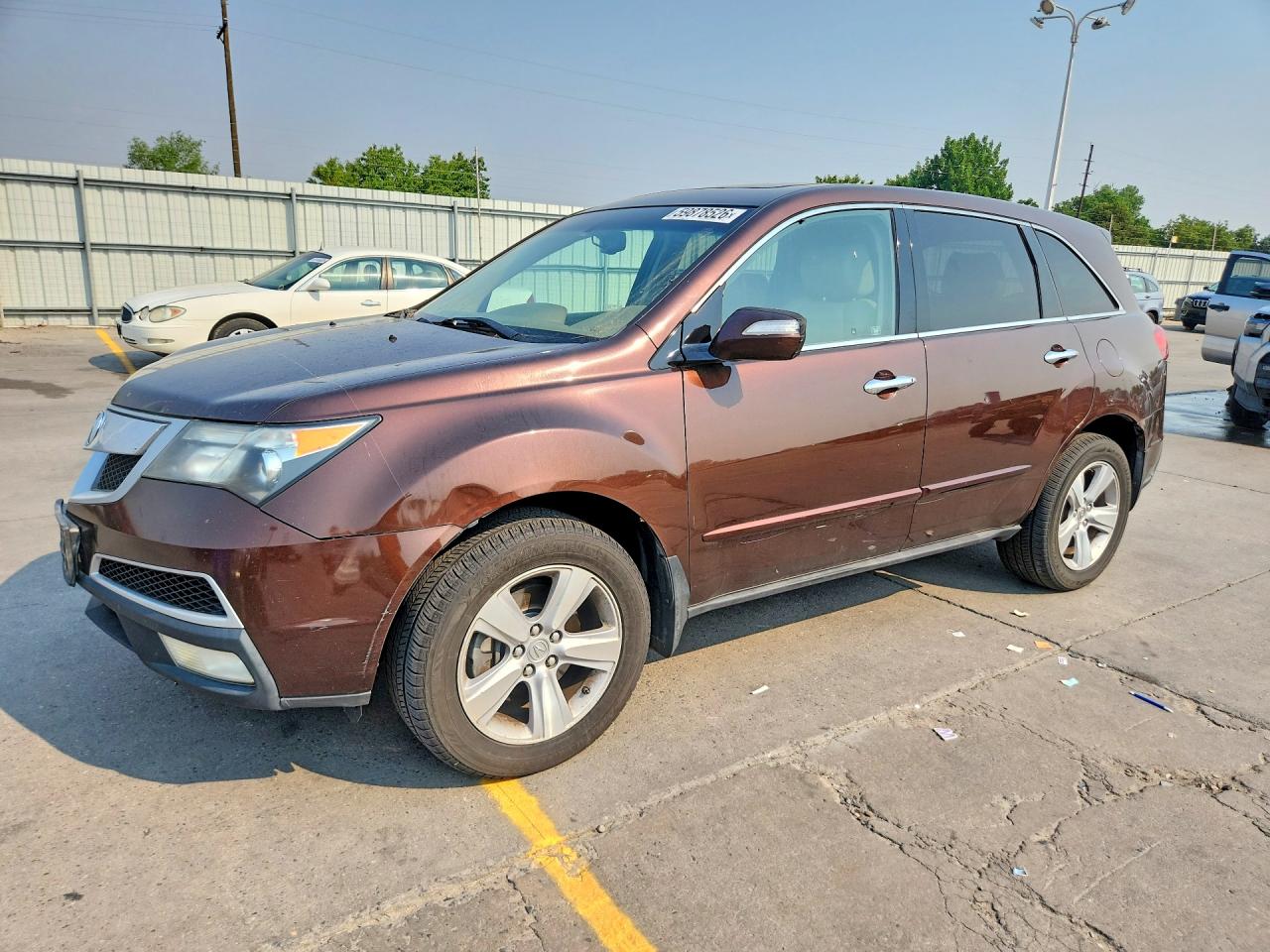 2011 Acura Mdx Technology Brown vin: 2HNYD2H65BH501227
