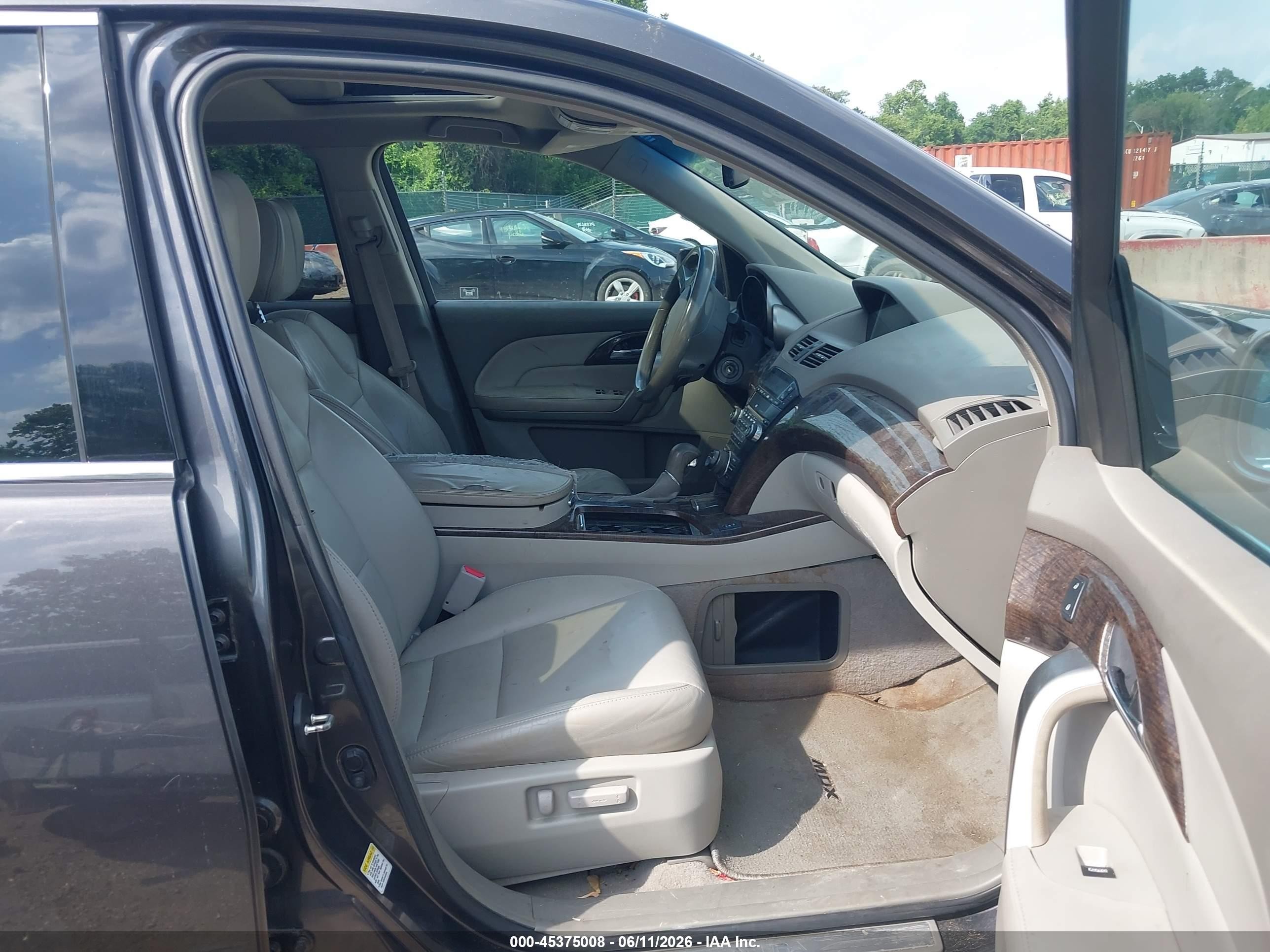 2011 Acura Mdx Technology Package Серый vin: 2HNYD2H65BH510316