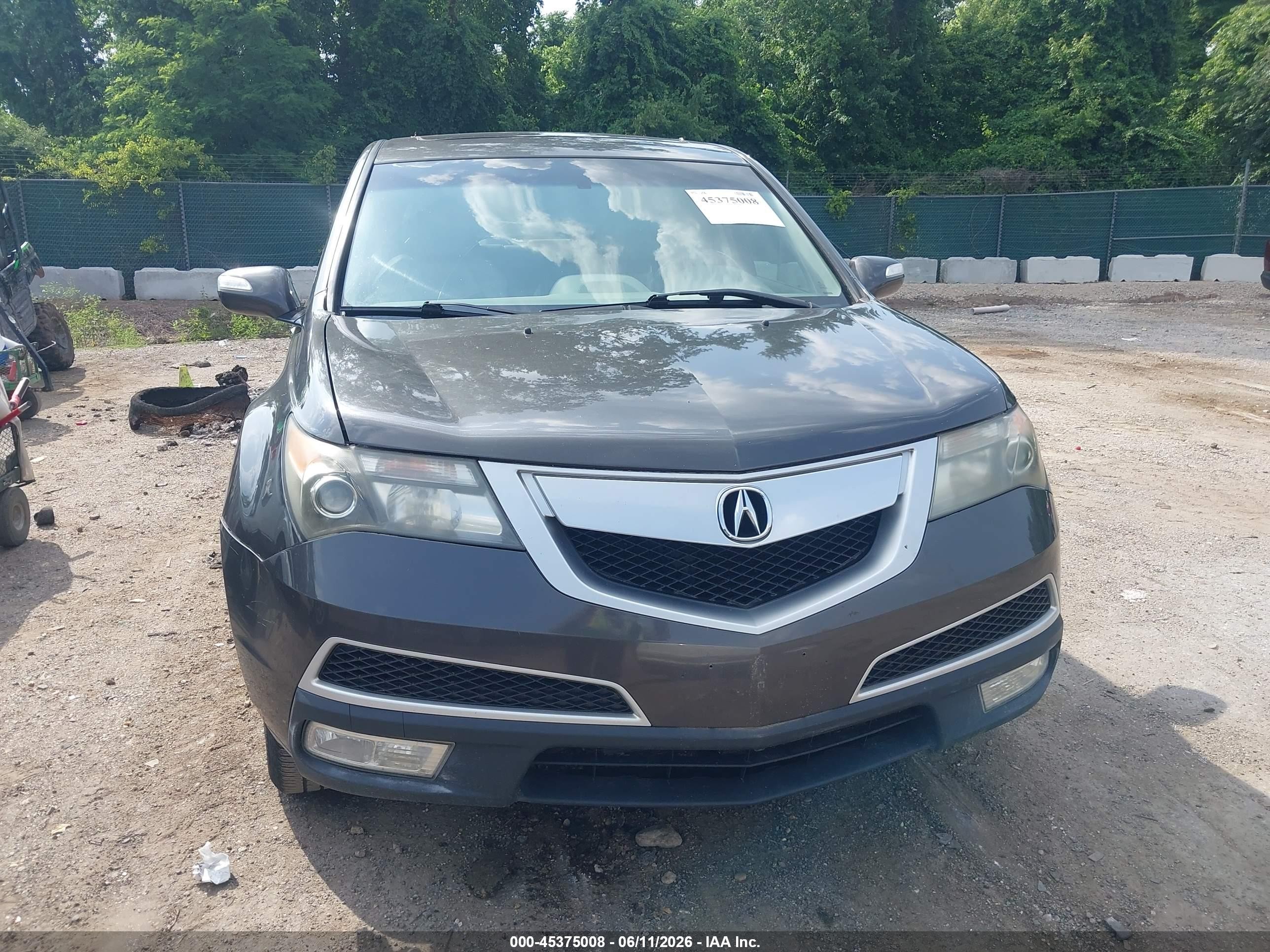 2011 Acura Mdx Technology Package Серый vin: 2HNYD2H65BH510316