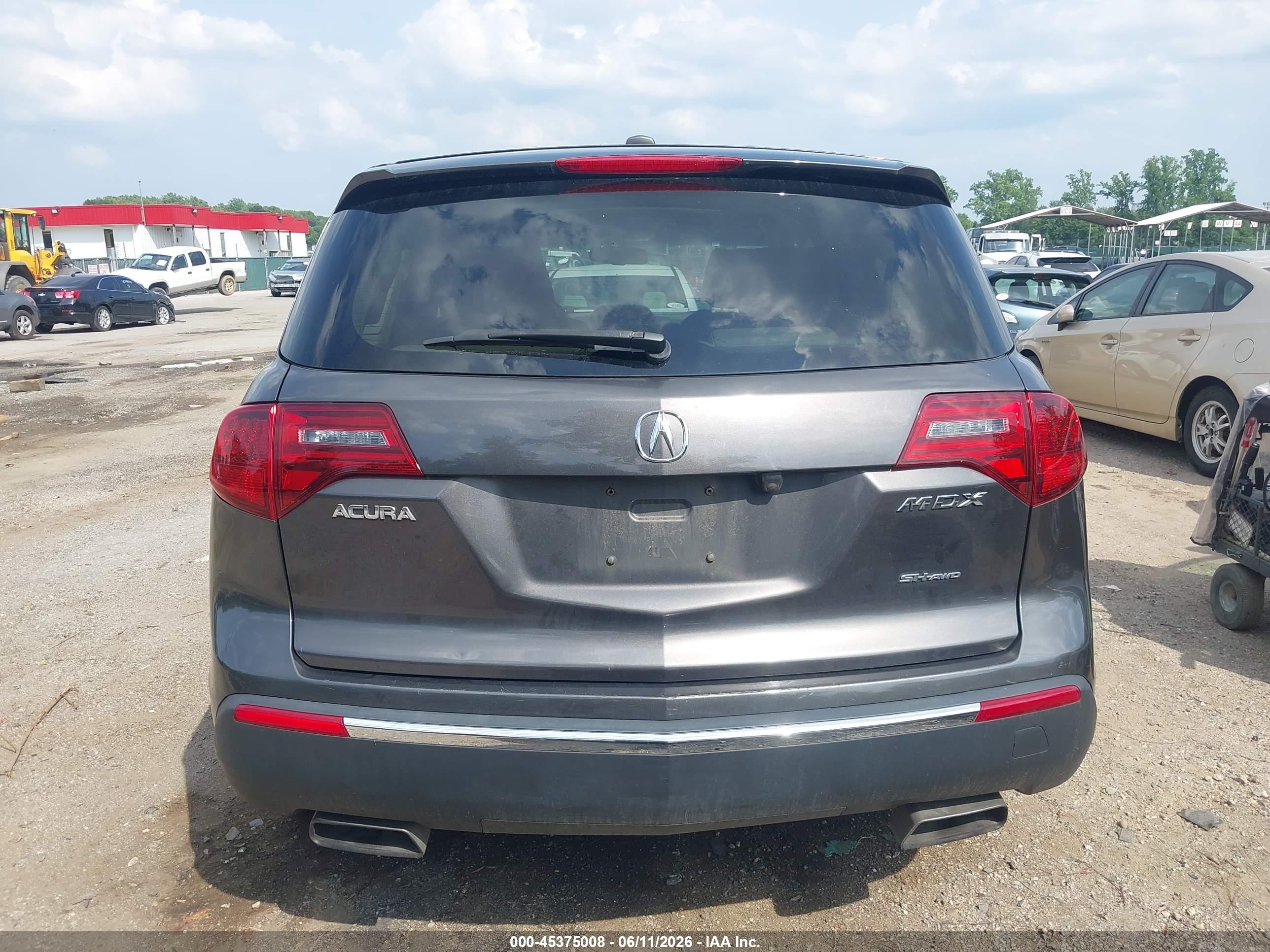 2011 Acura Mdx Technology Package Серый vin: 2HNYD2H65BH510316