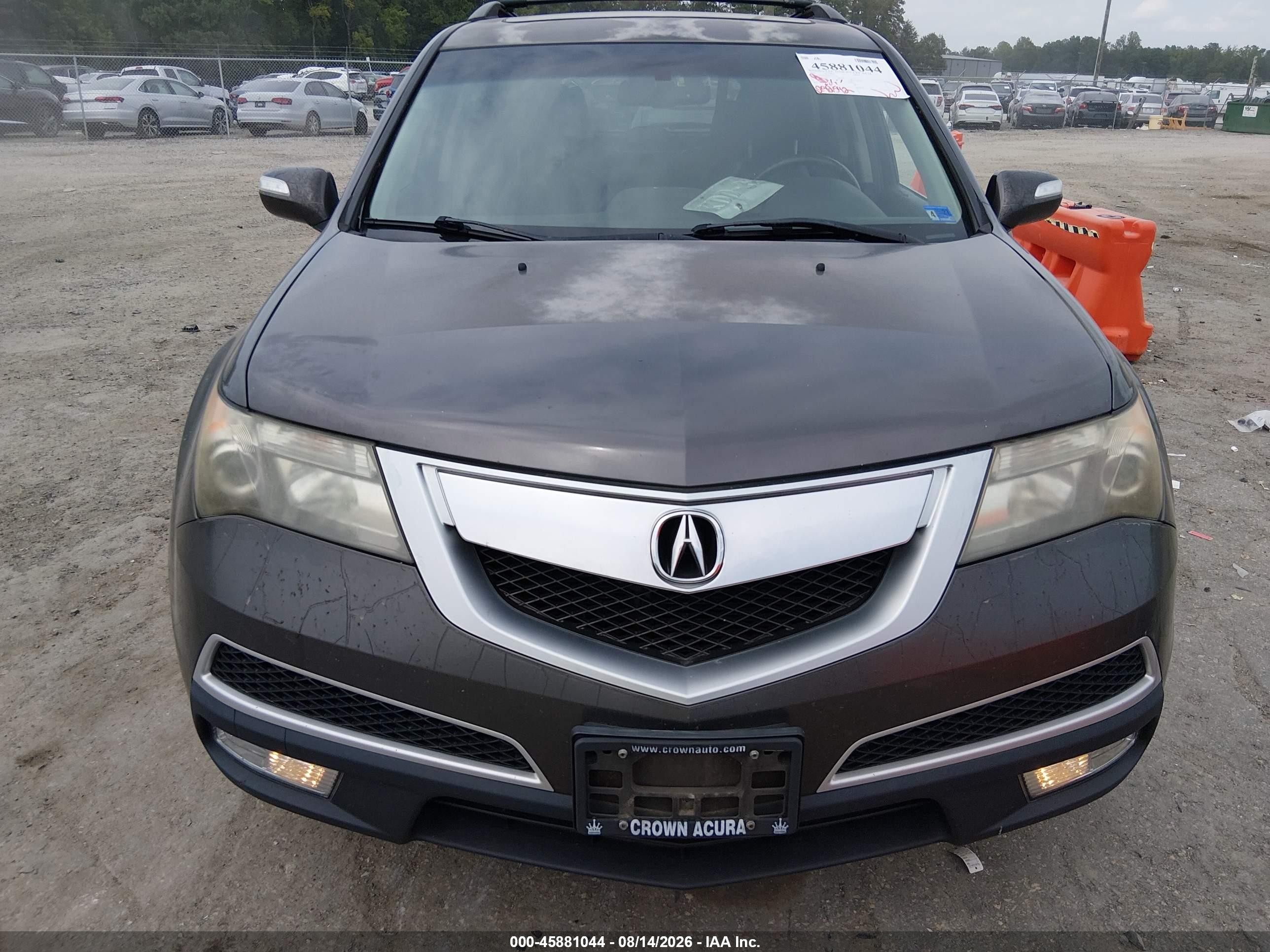 2011 Acura Mdx Technology Package Gray vin: 2HNYD2H65BH521459